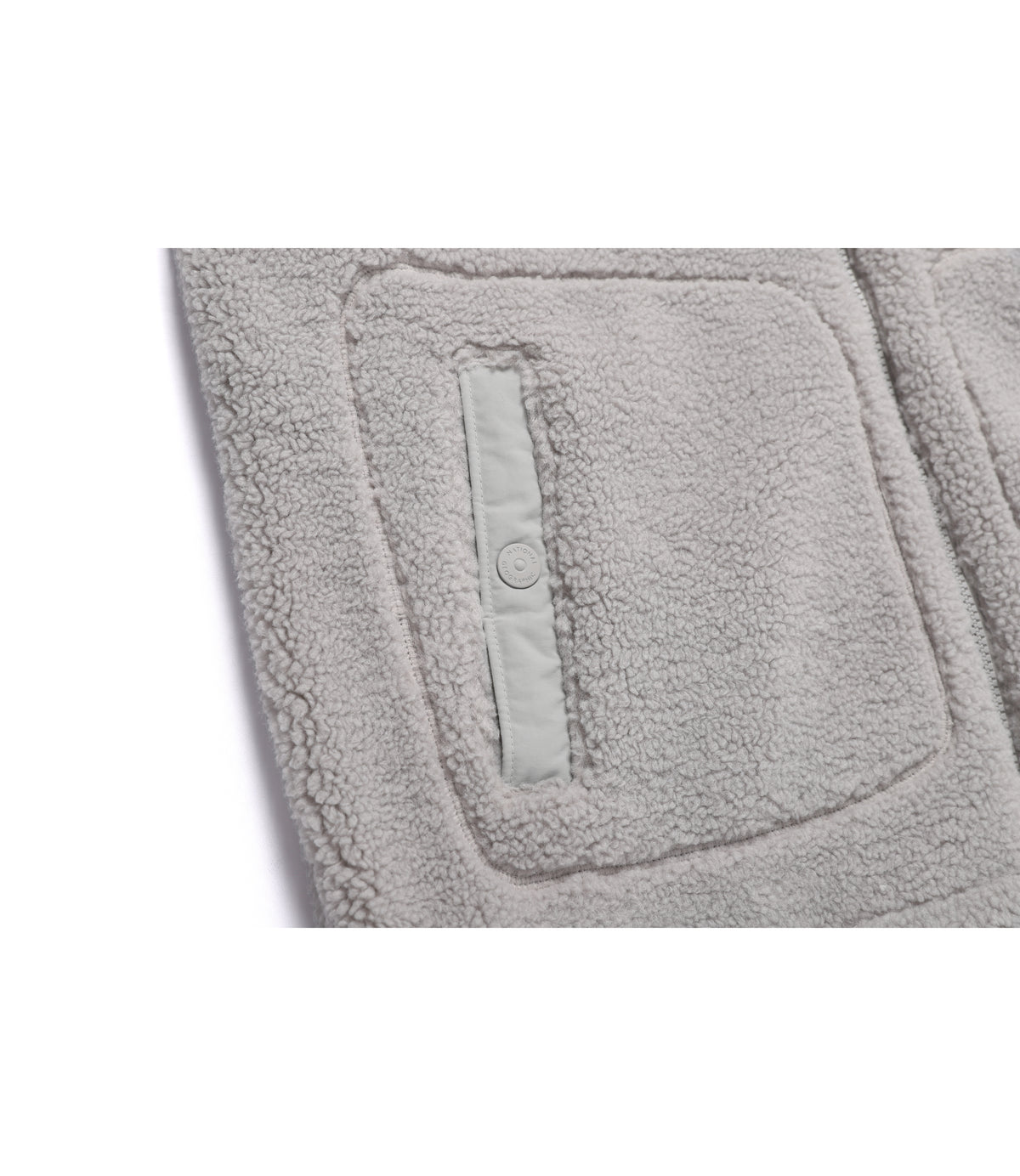 Unisex Costoni Stand-Neck Fleece Jacket<br>L/GREY