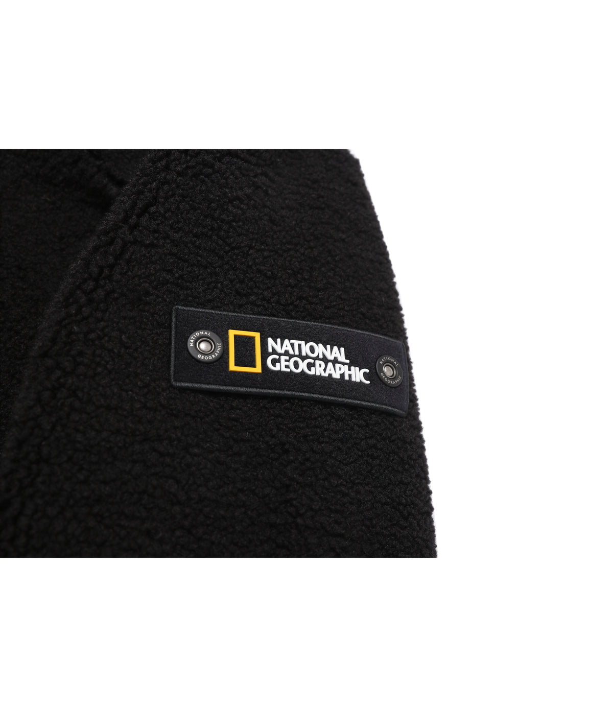 Unisex Costoni Stand-Neck Fleece Jacket<br>BLACK