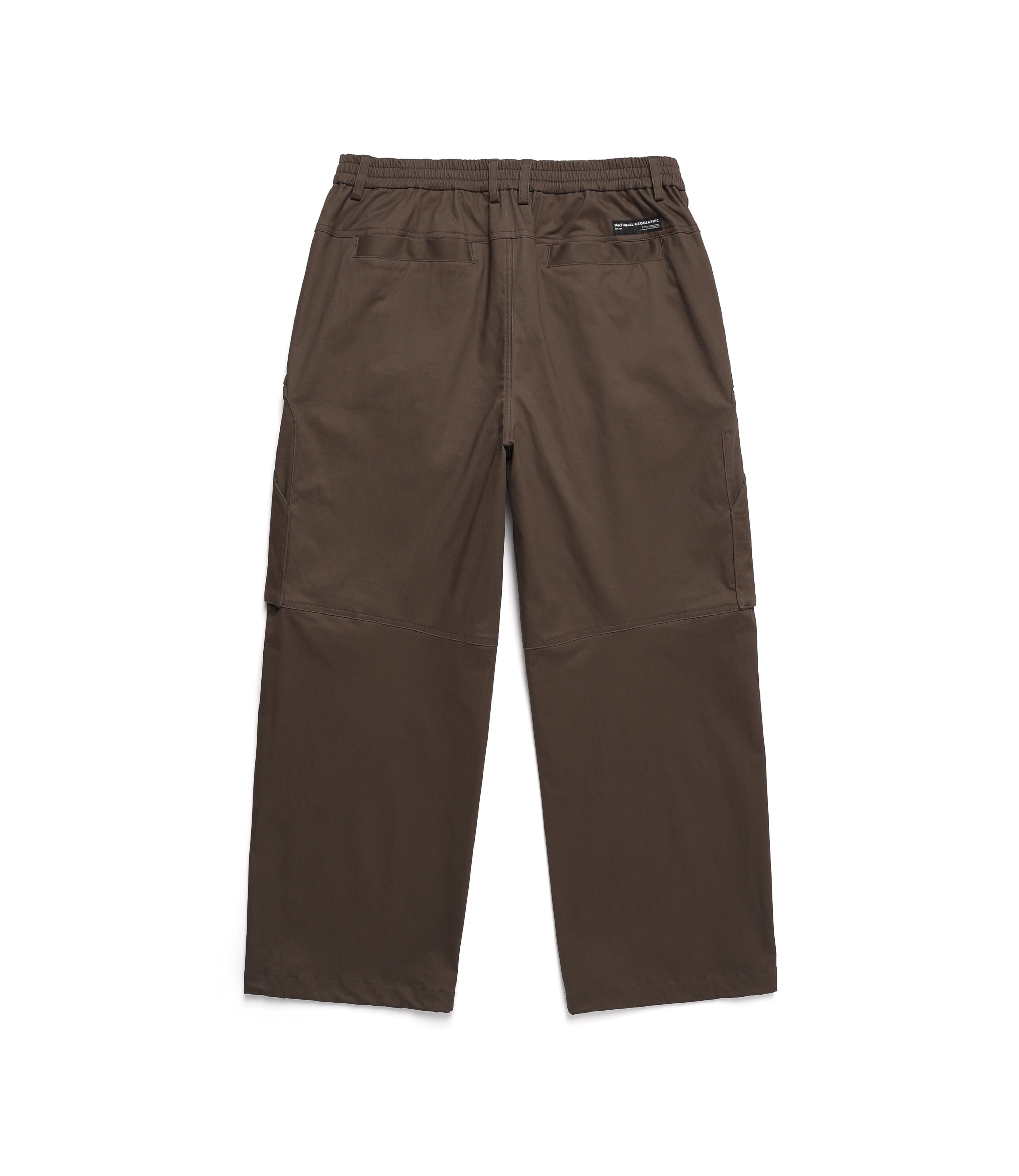 Men's Cotton Wide Pants<br>BROWN