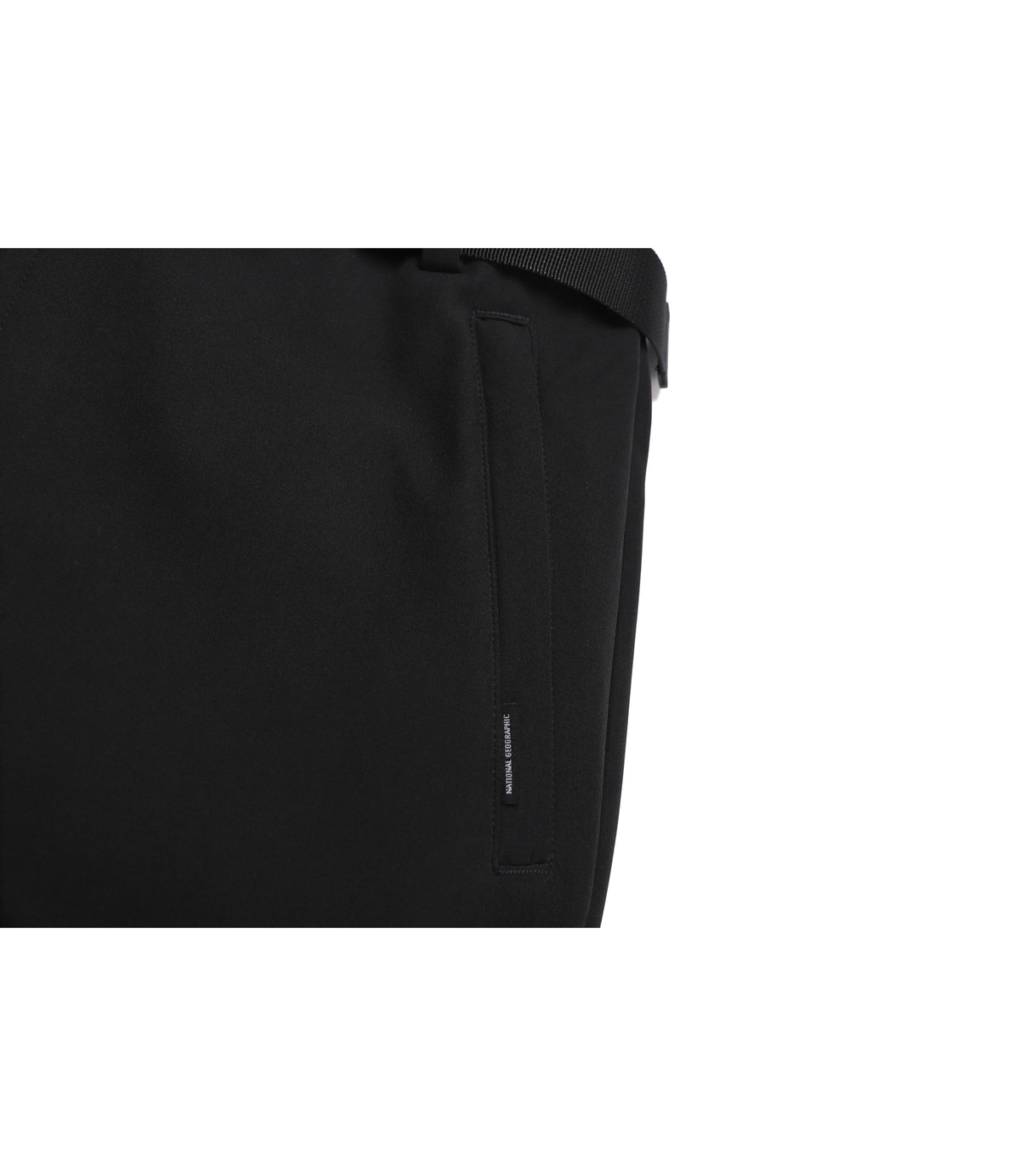 Men's Fleece Warm Basic Pants<br>BLACK