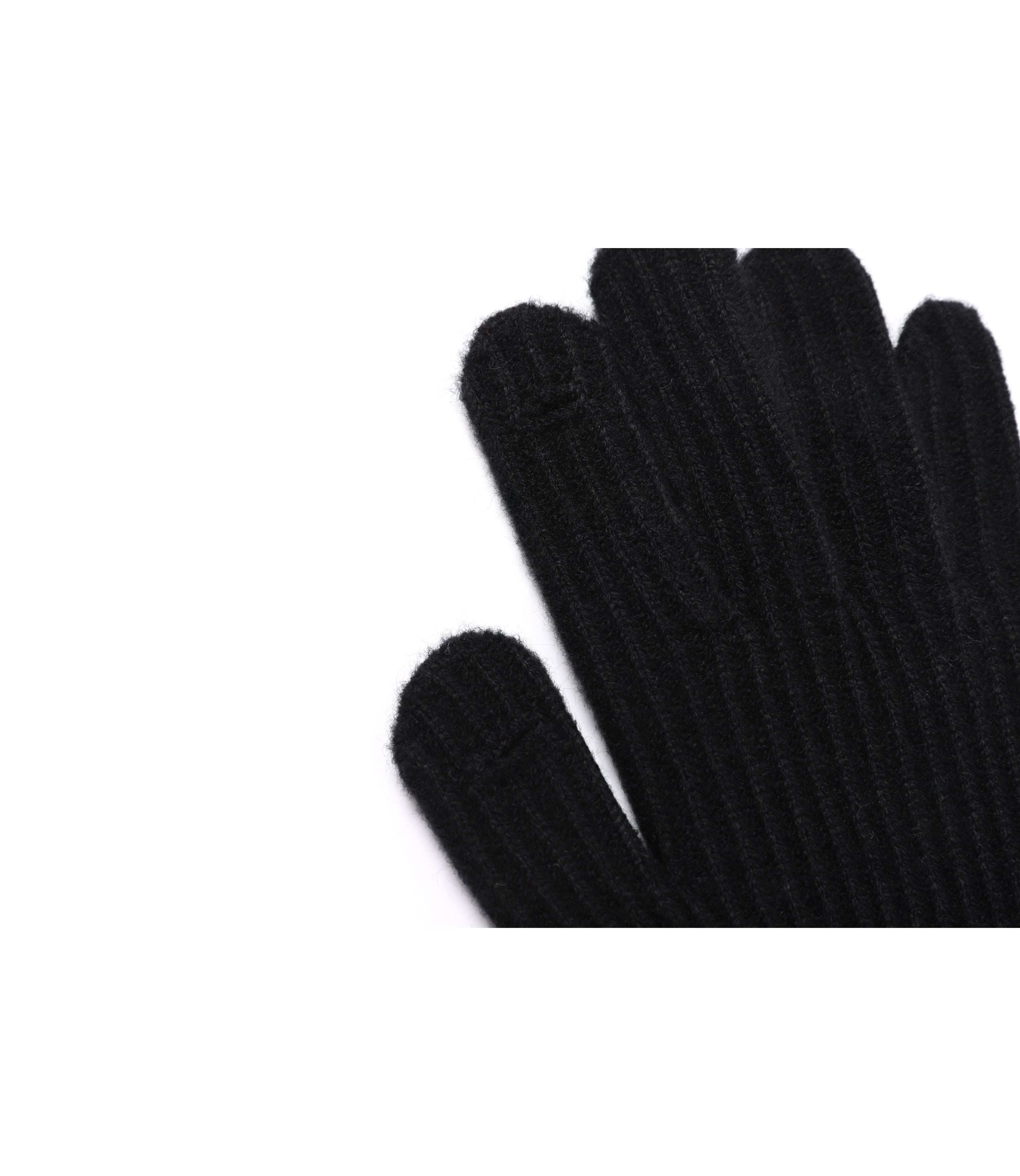 Cozy Knit Gloves<br>BLACK