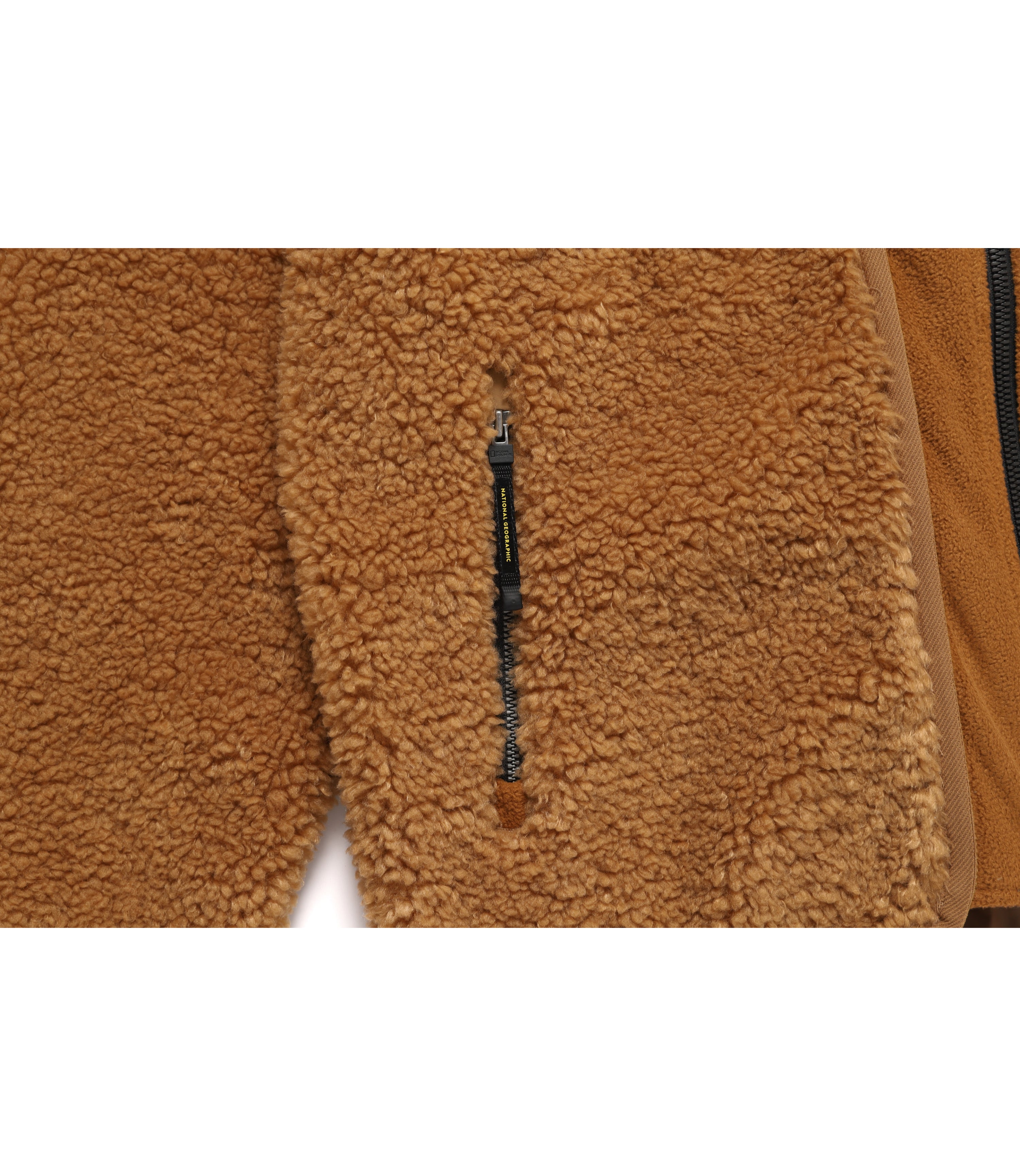 Unisex NRN Faux Fur Convertible Cardigan<br>TAN