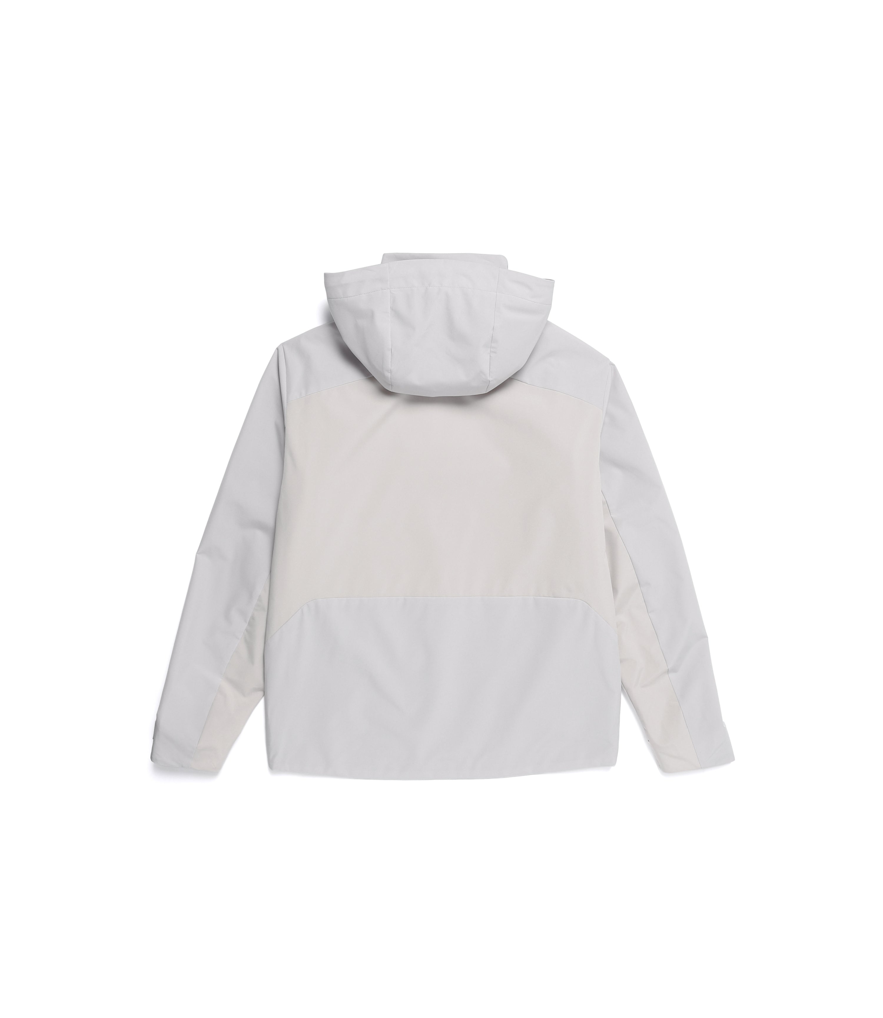 Unisex ASCELLA Color Block Detachable Hooded Jacket<br>L/GREY