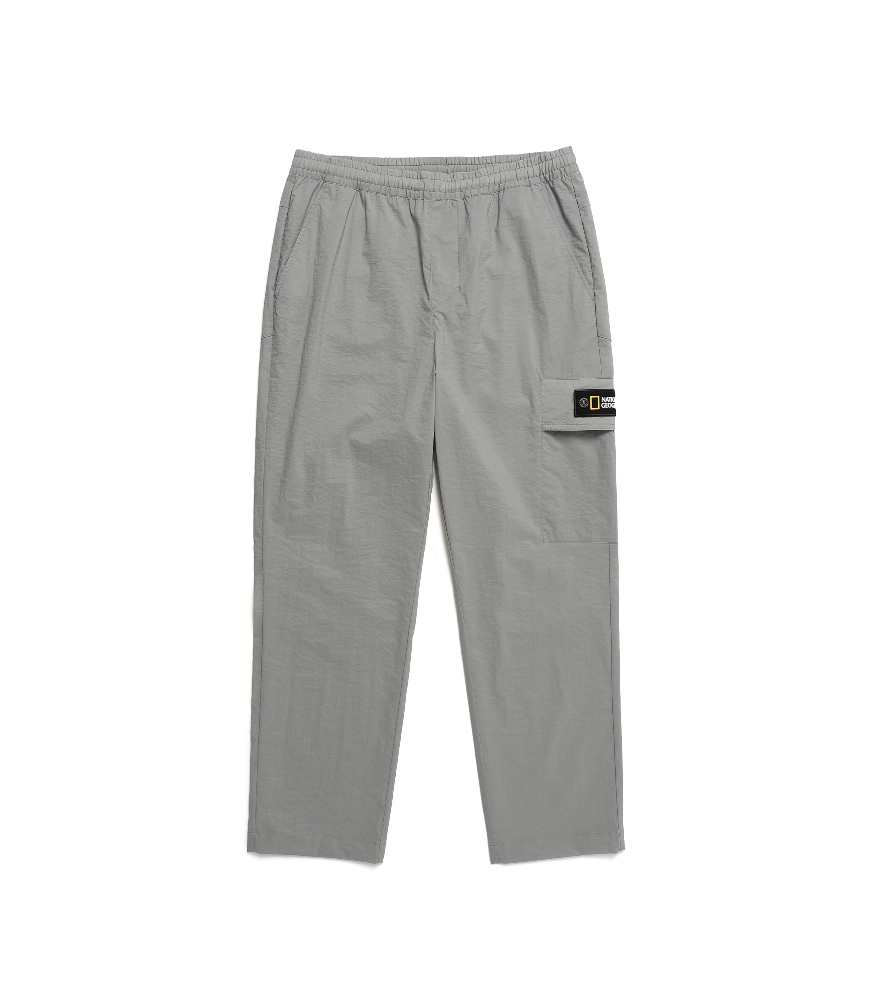 Unisex DIMER Woven Training Tapered Pants<br>STONE GREY