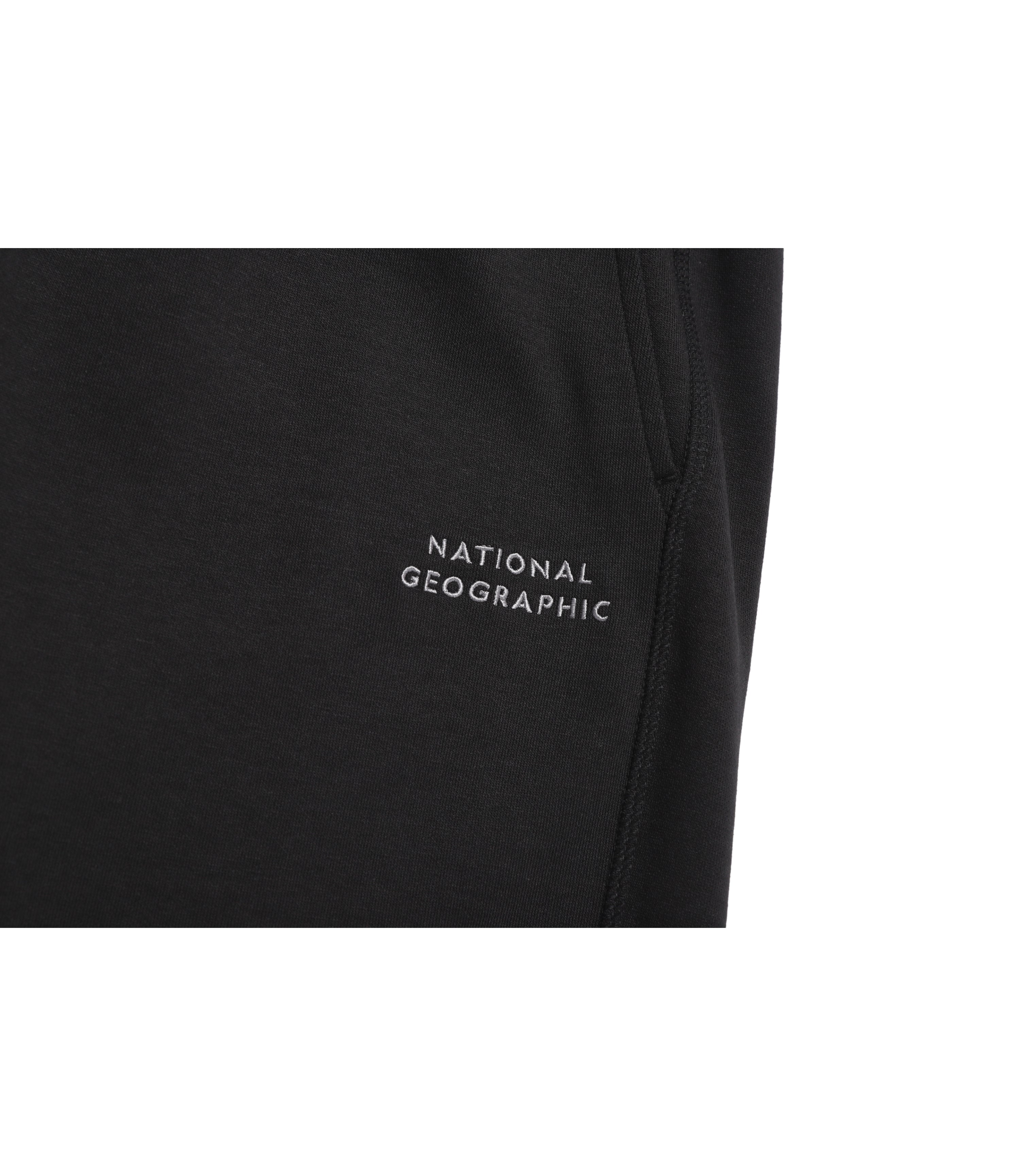 Unisex LONTRA Basic Fit Straight Sweatpants<br>BLACK