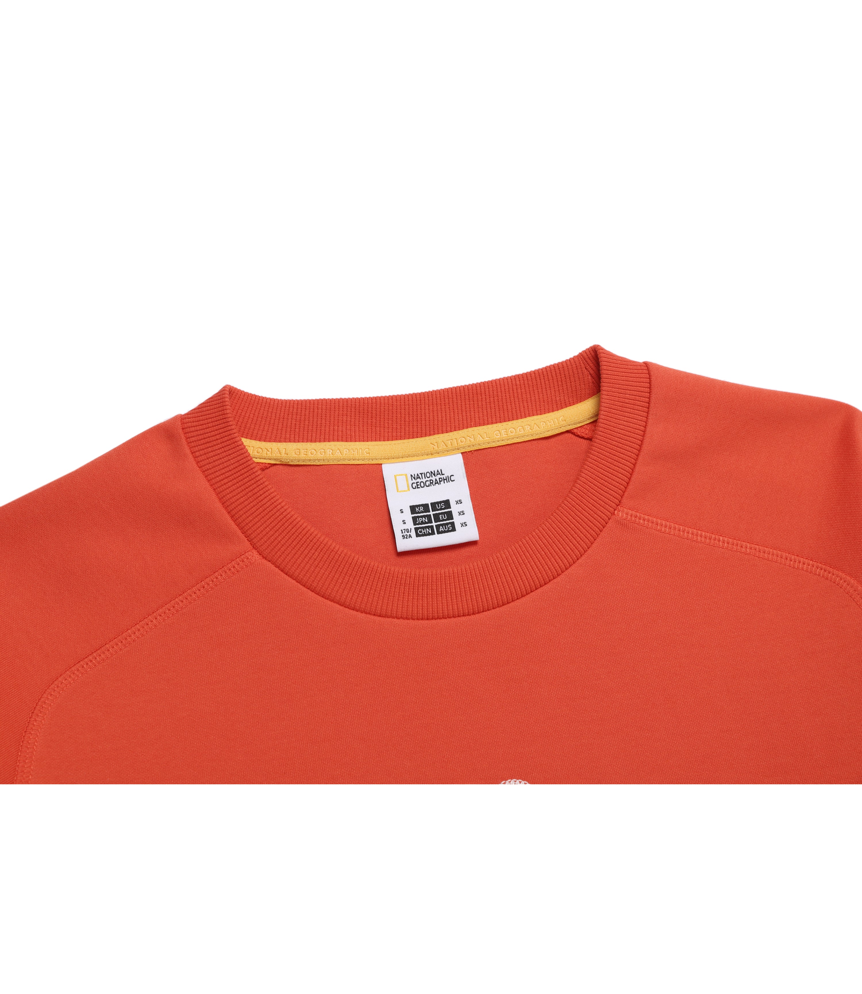 Unisex LONTRA Big Arch Logo Graphic Sweatshirt<br>L/ORANGE