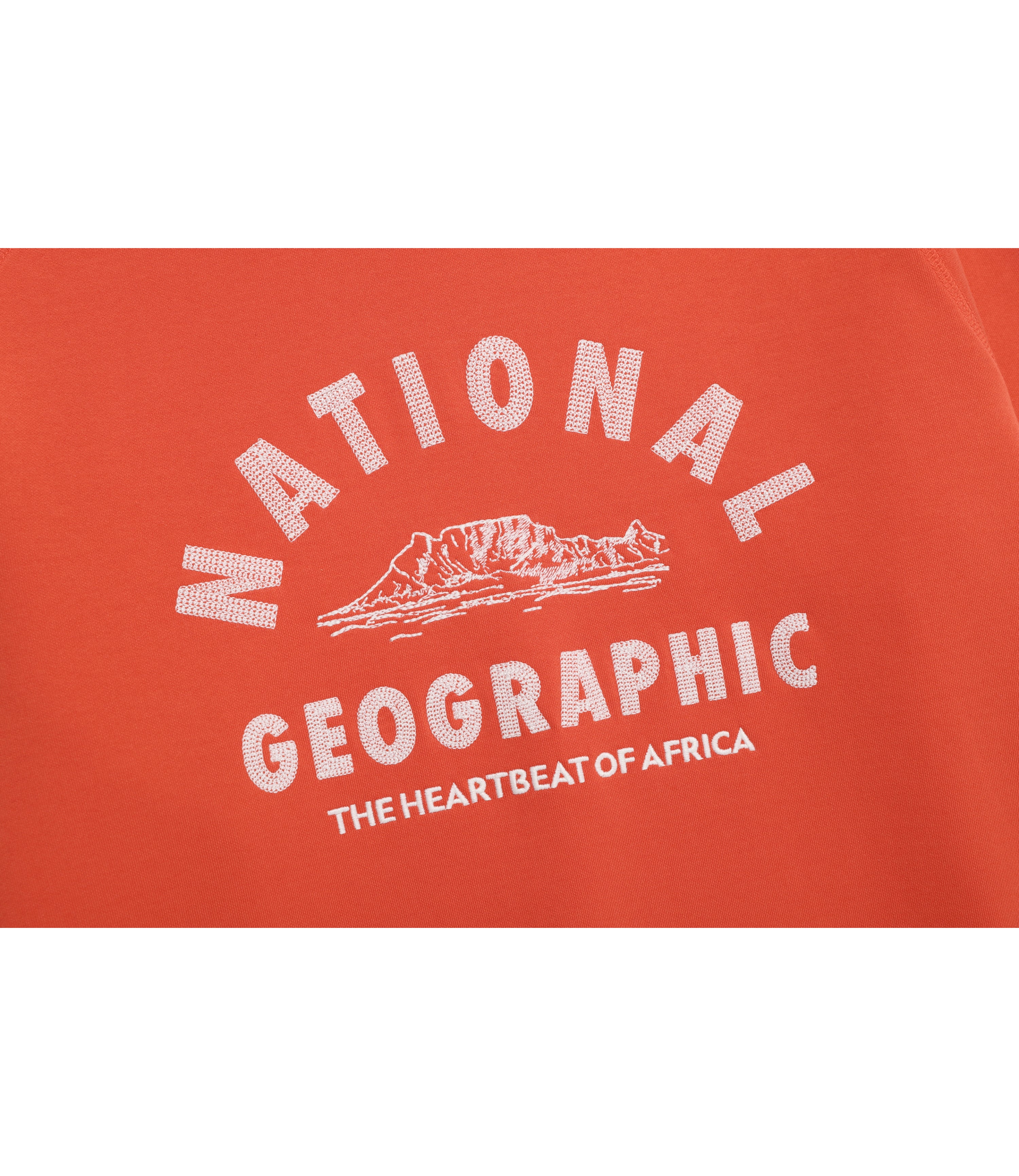Unisex LONTRA Big Arch Logo Graphic Sweatshirt<br>L/ORANGE
