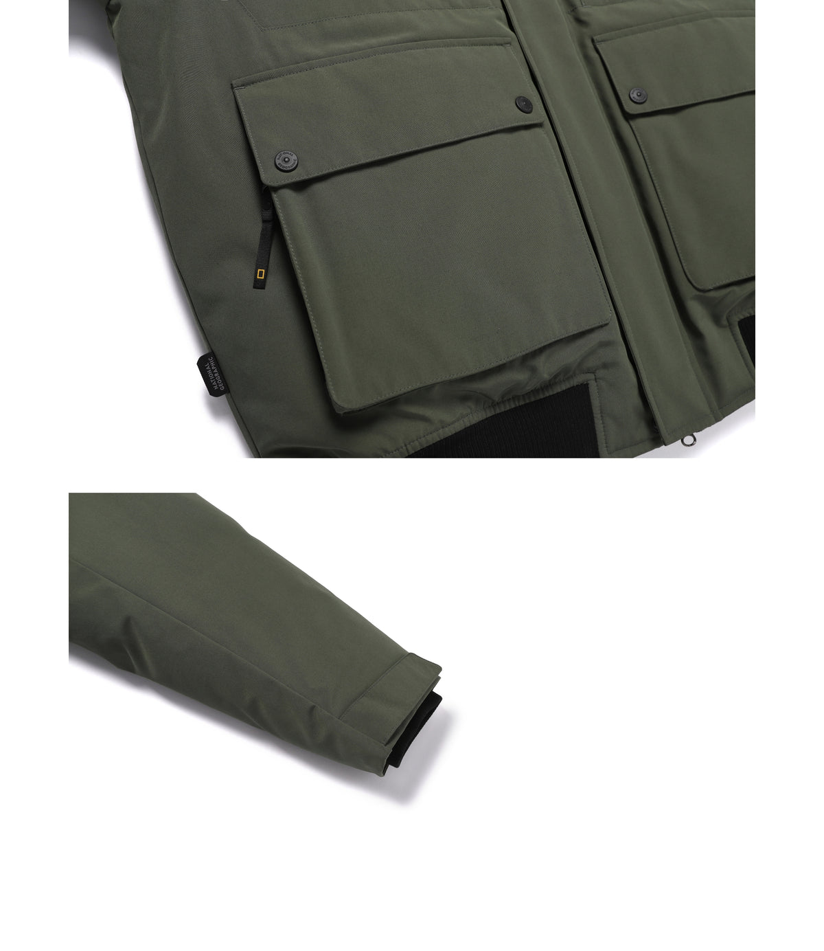 Unisex Taruga Blouson Duck Down Jumper<br>OLIVE GREEN