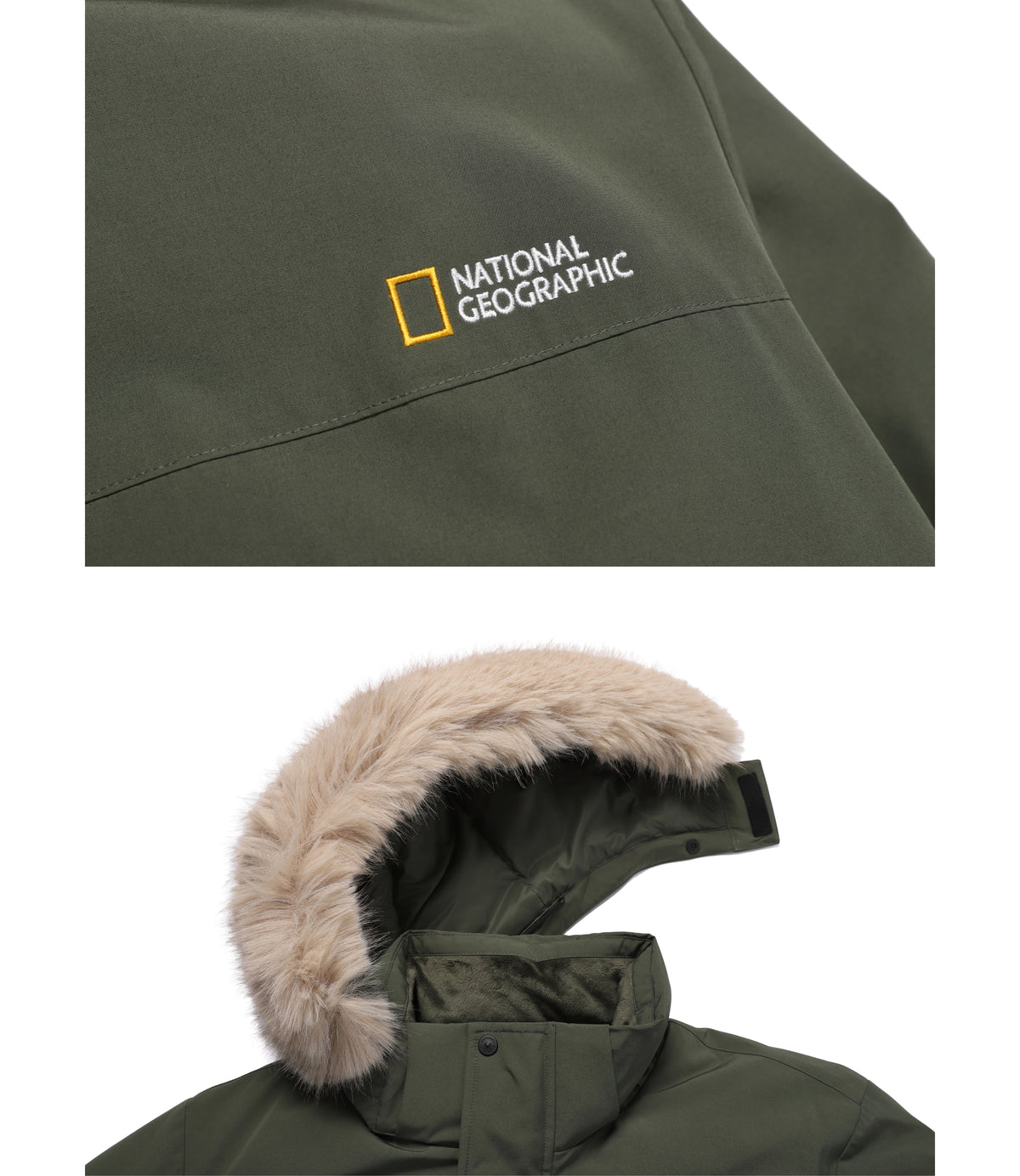 Unisex Taruga Blouson Duck Down Jumper<br>OLIVE GREEN