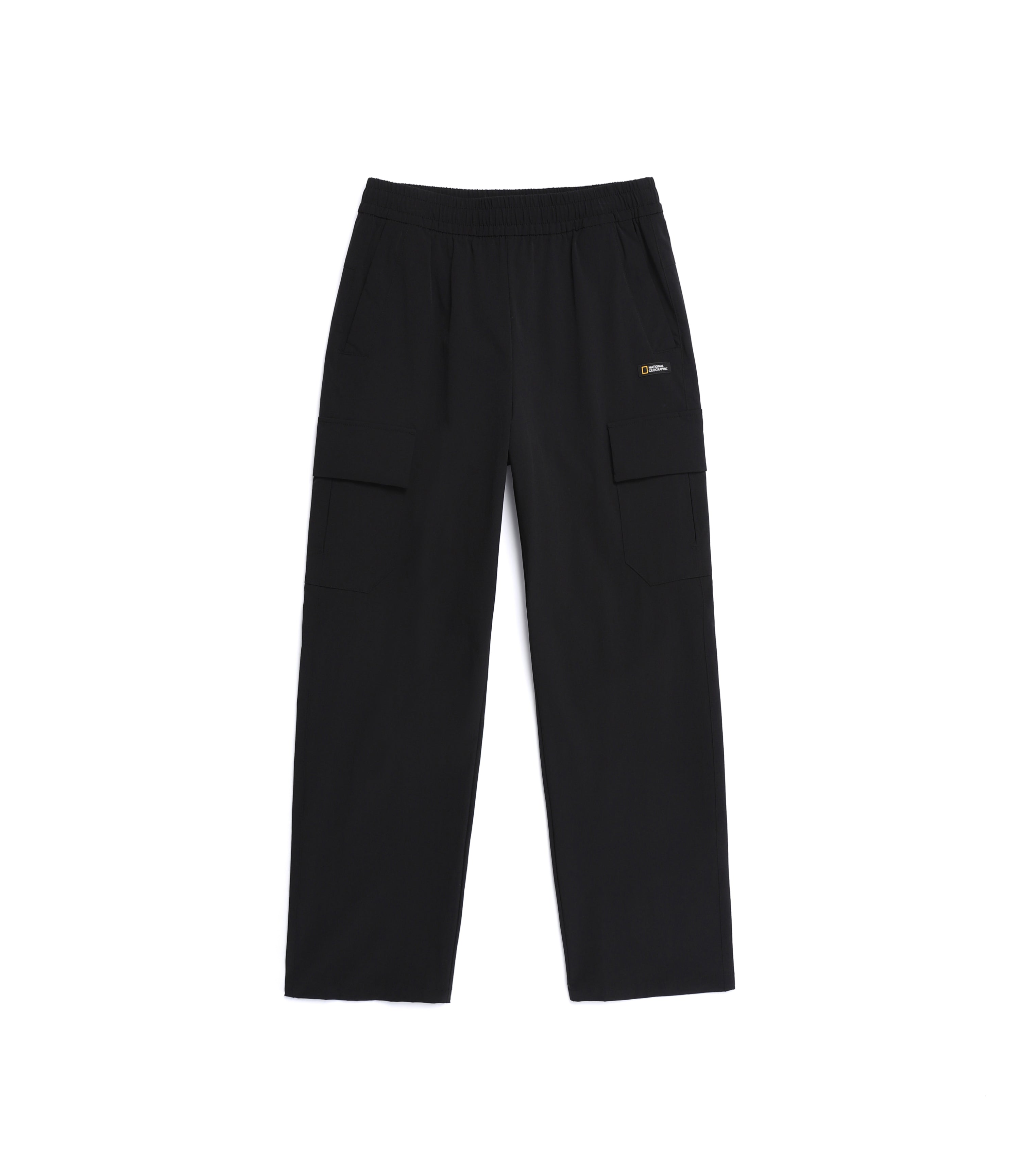 Unisex ARCHELON Woven Straight Pants<br>BLACK