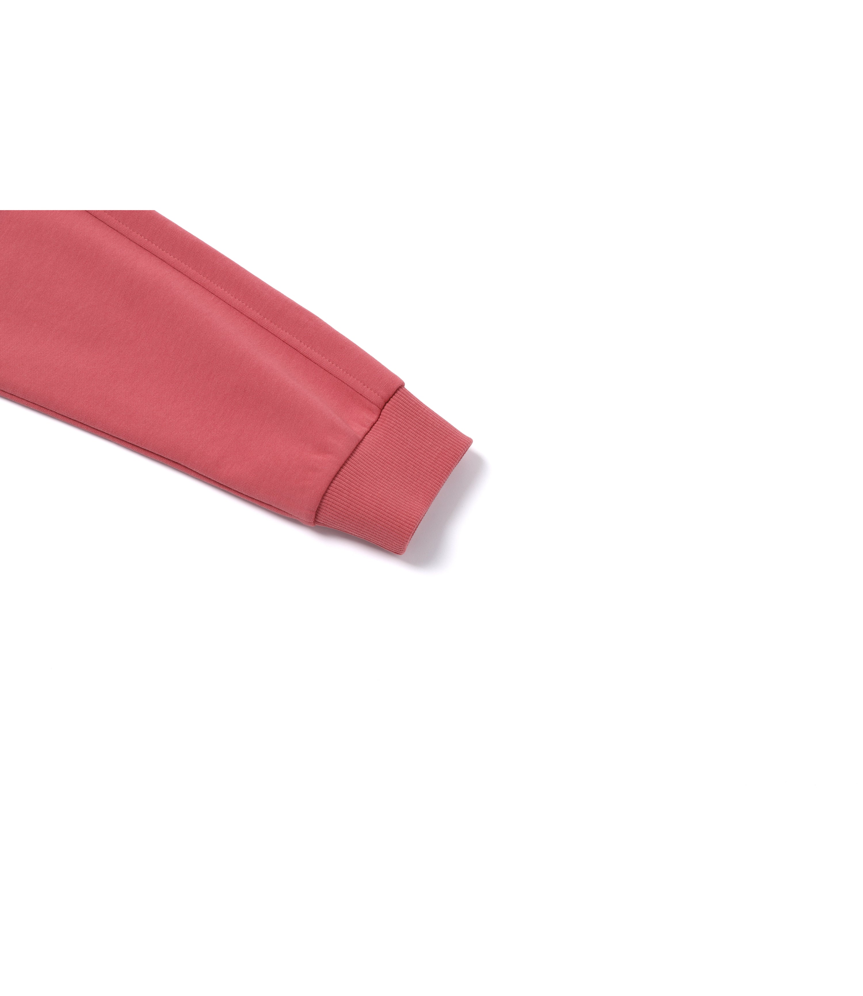 Women's LONTRA Semi-Over Fit Hybrid Hoodie<br>ROSE