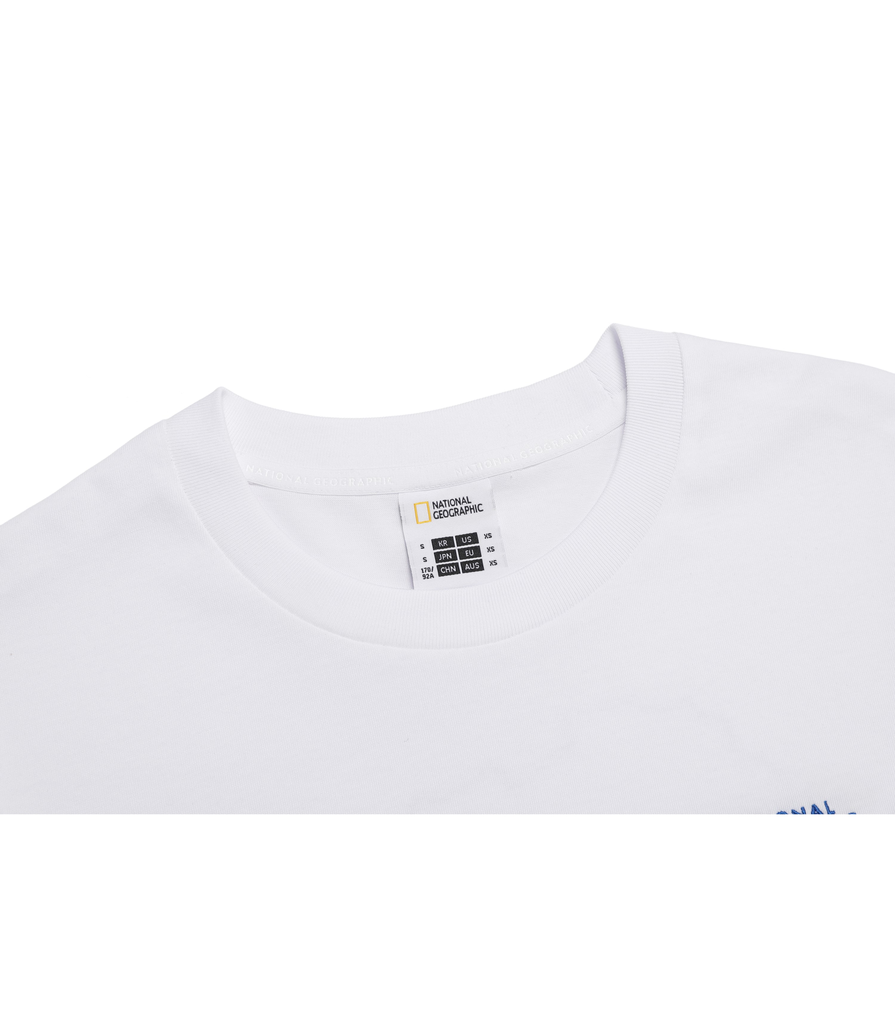 Unisex AVIS Aerosilver Graphic Semi-Overfit Short Sleeve Tee<br>WHITE