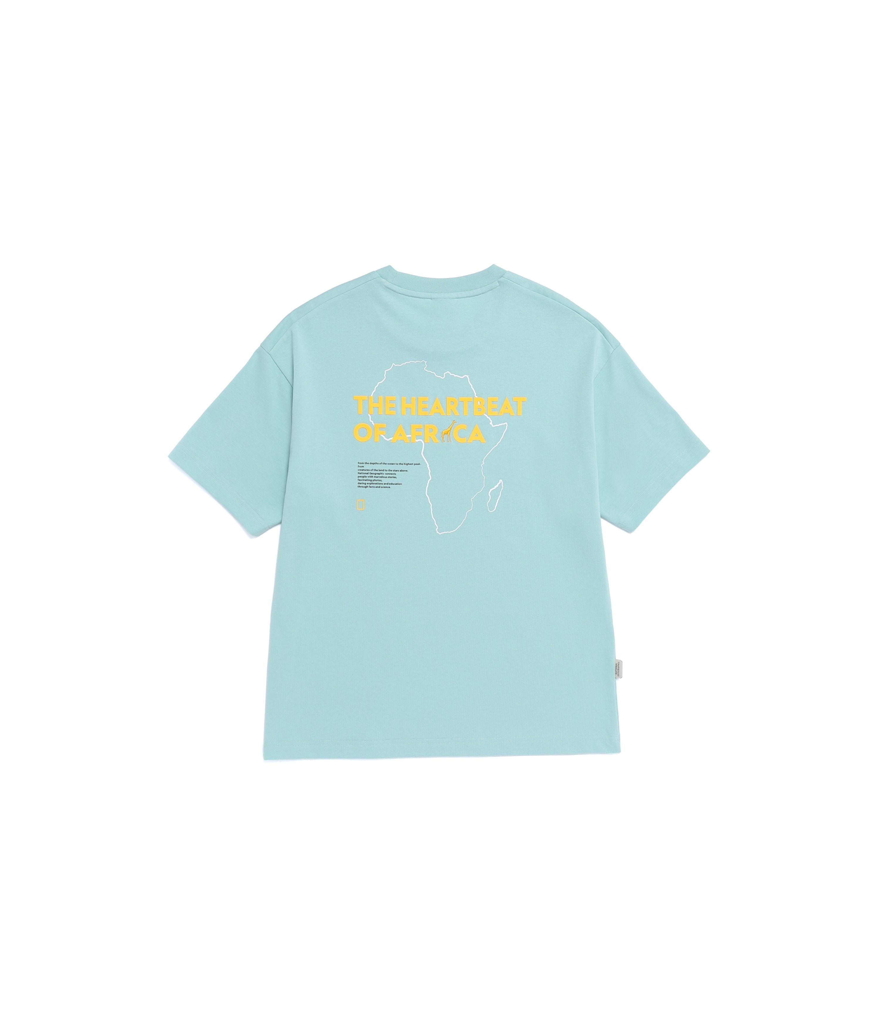 Unisex AVIS Aerosilver Graphic Semi-Overfit Short Sleeve Tee<br>DUSTY BLUE