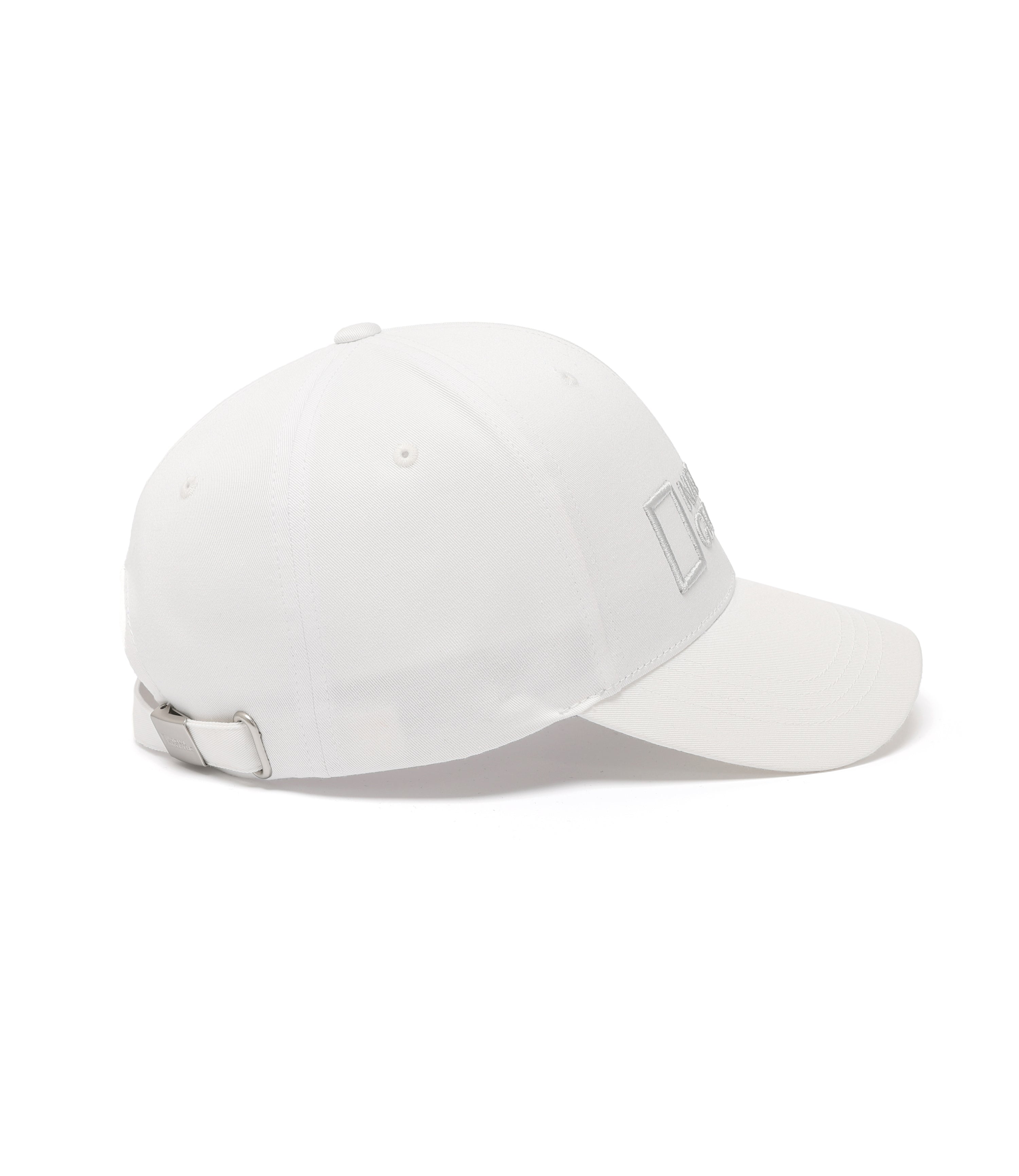 Big LOGO Baseball Cap<br>WHITE