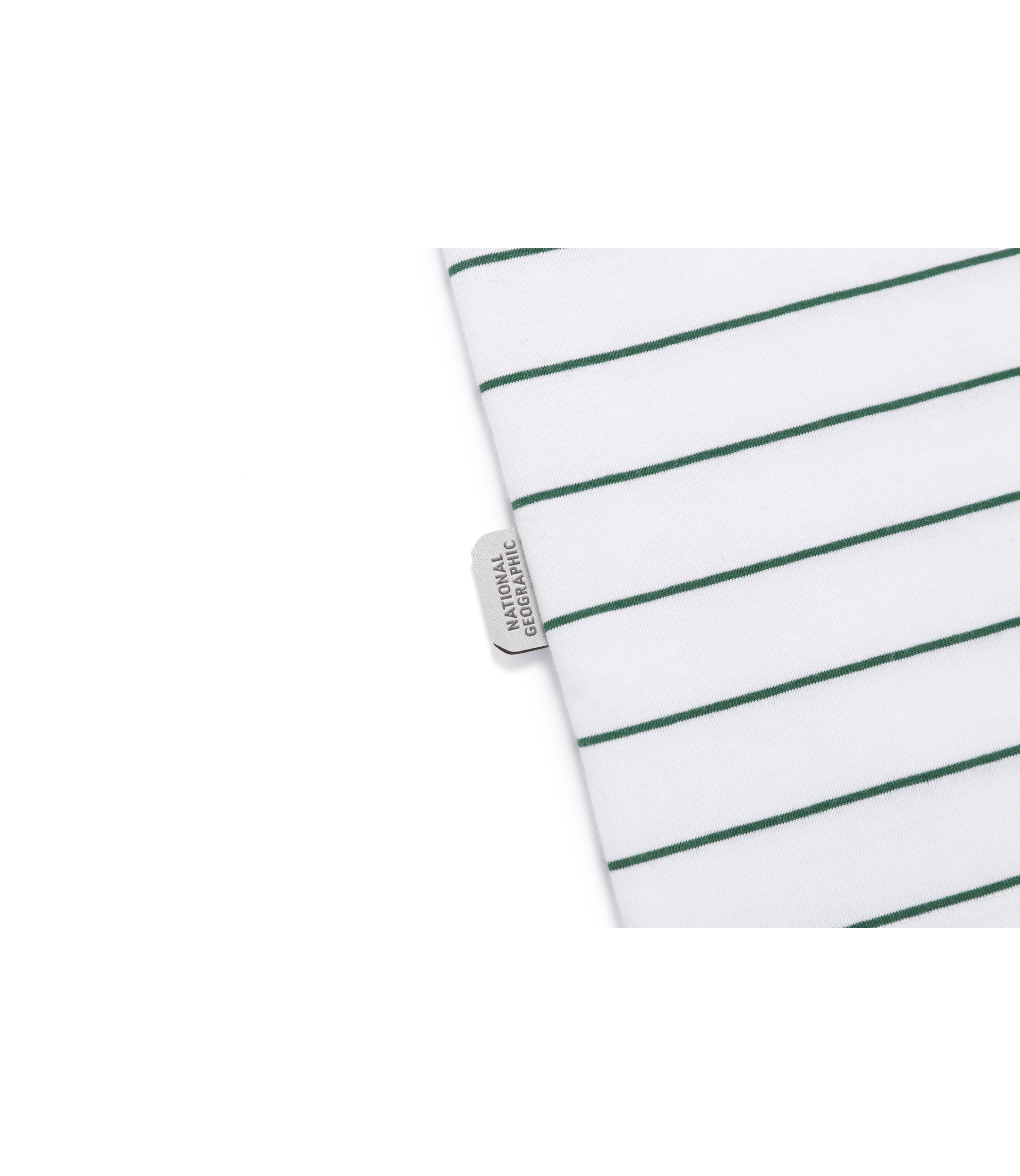 Unisex Stripe Semi-Overfit Short Sleeve Tee<br>GREEN HILLS