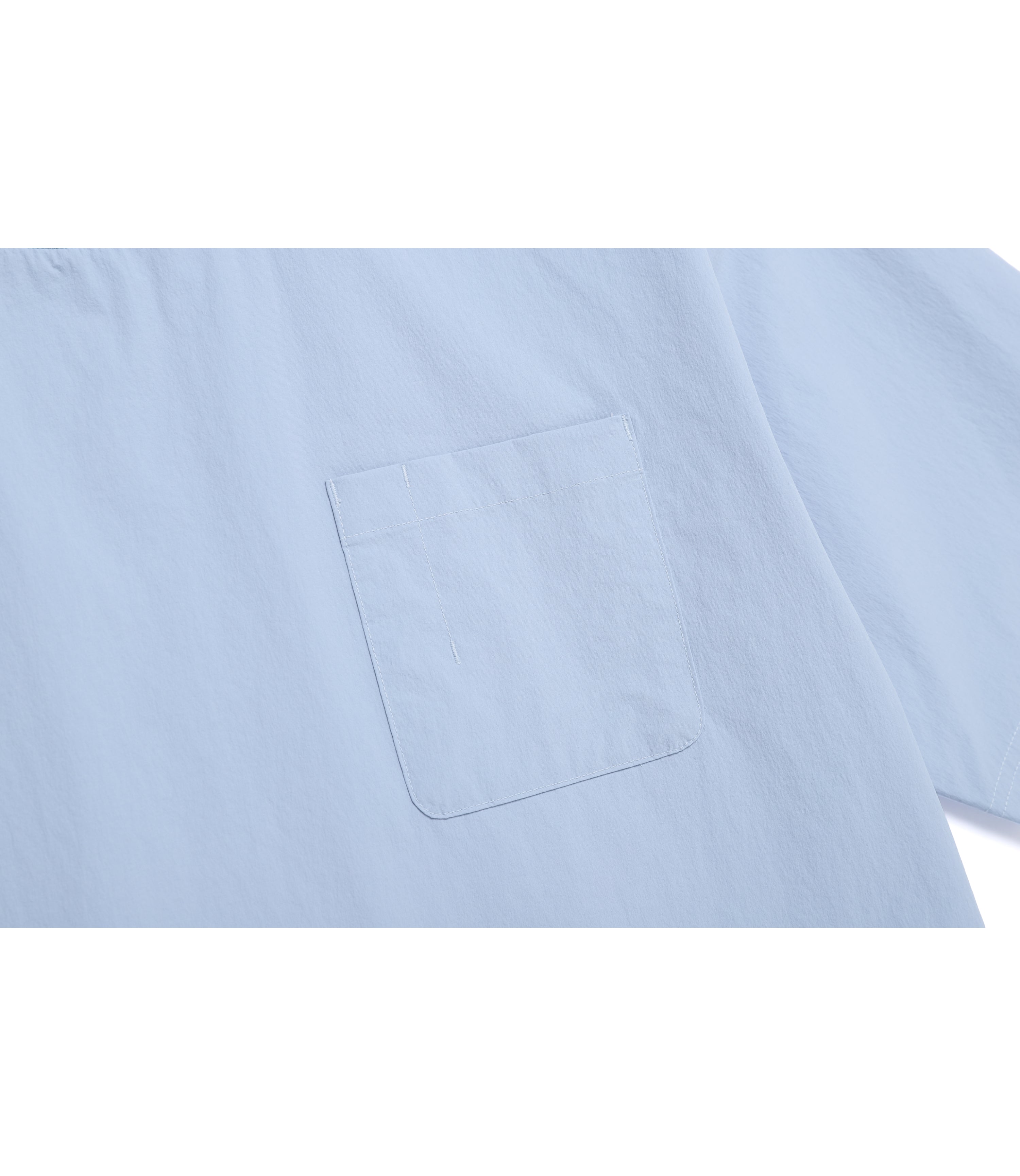 Unisex Freeze Stretch Semi-Overfit Pocket Short Sleeve Tee<br>STORM BLUE