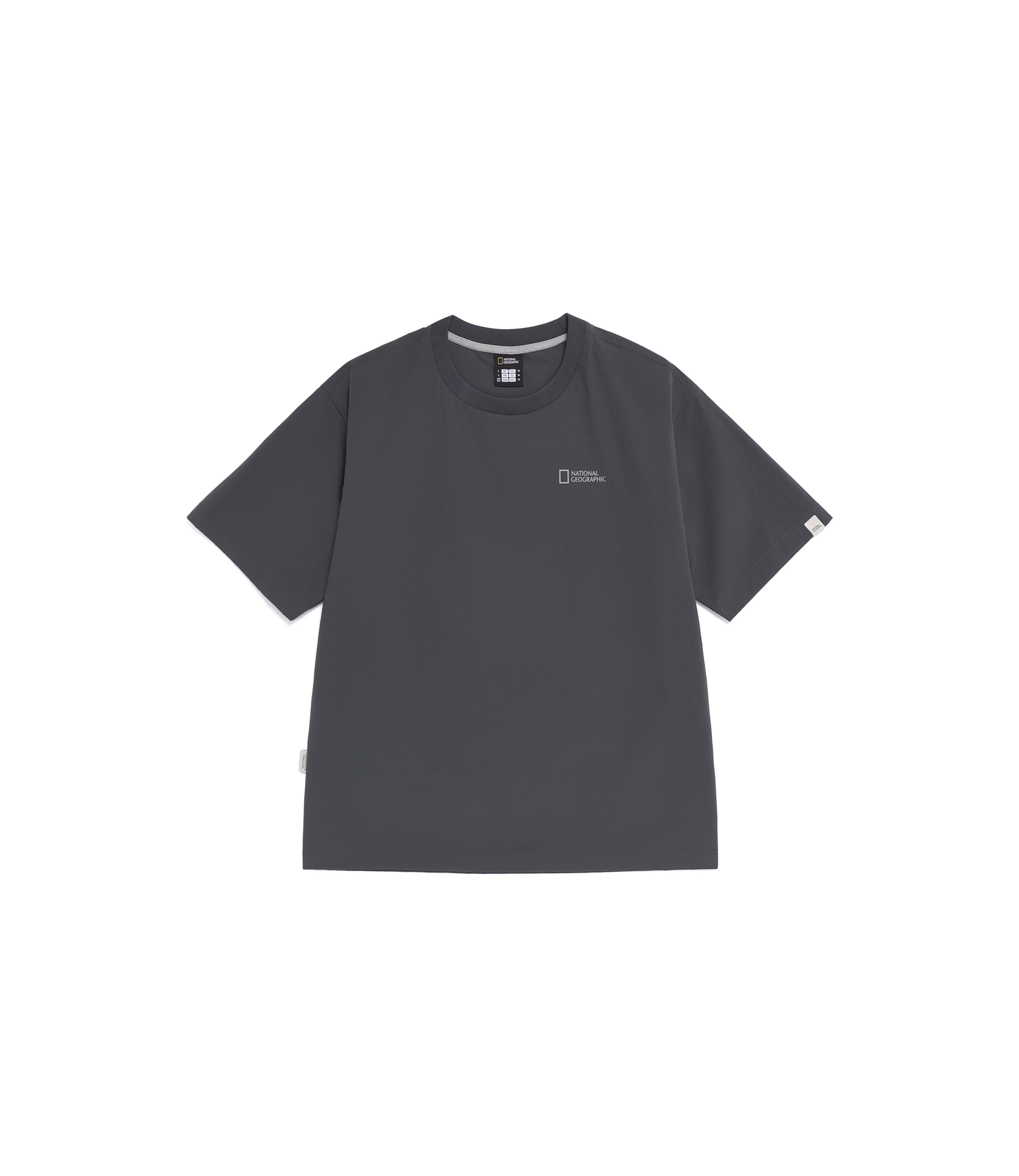 Unisex Freeze Stretch Graphic Semi-Overfit Short Sleeve Tee<br>GREY
