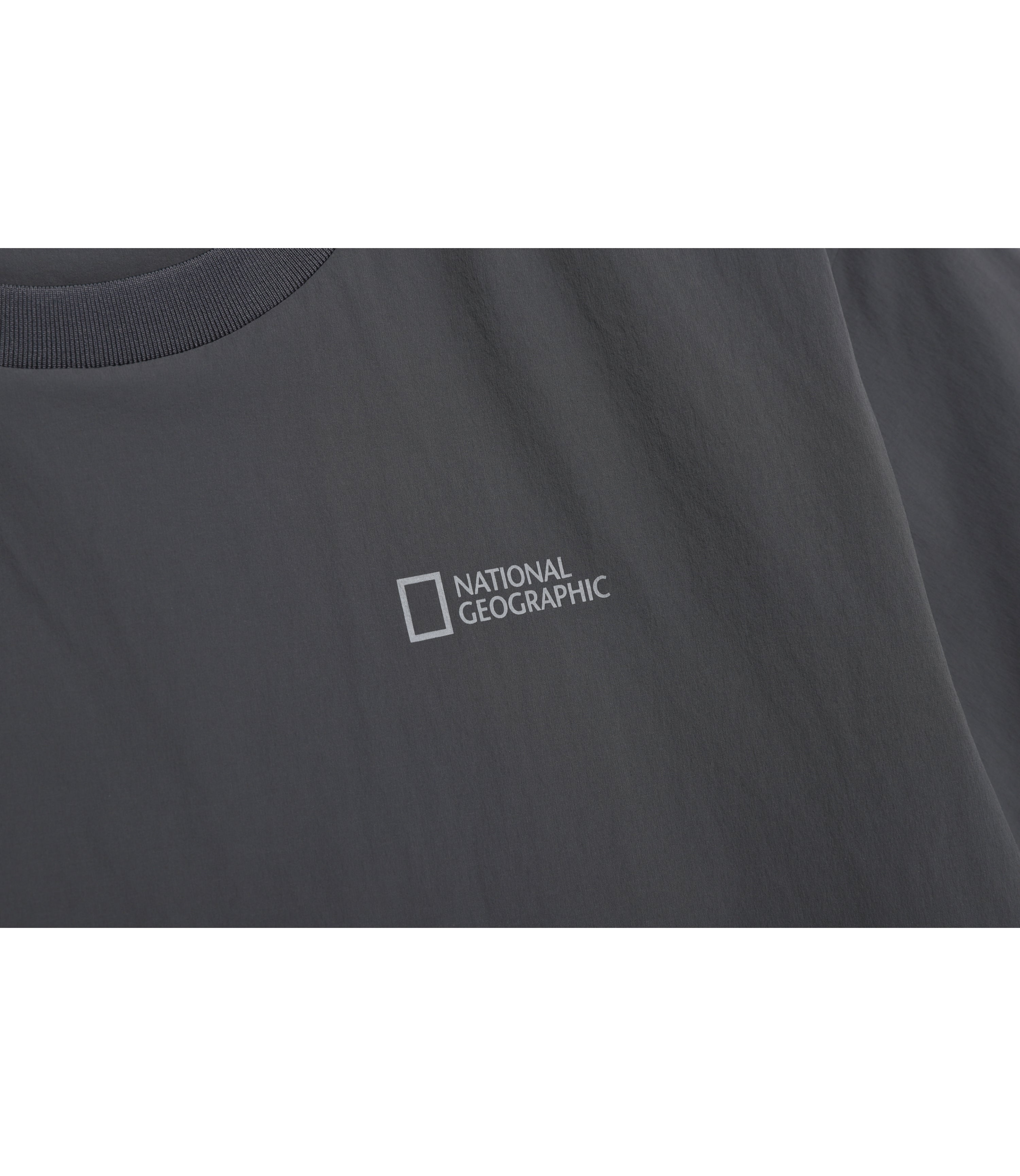 Unisex Freeze Stretch Graphic Semi-Overfit Short Sleeve Tee<br>GREY