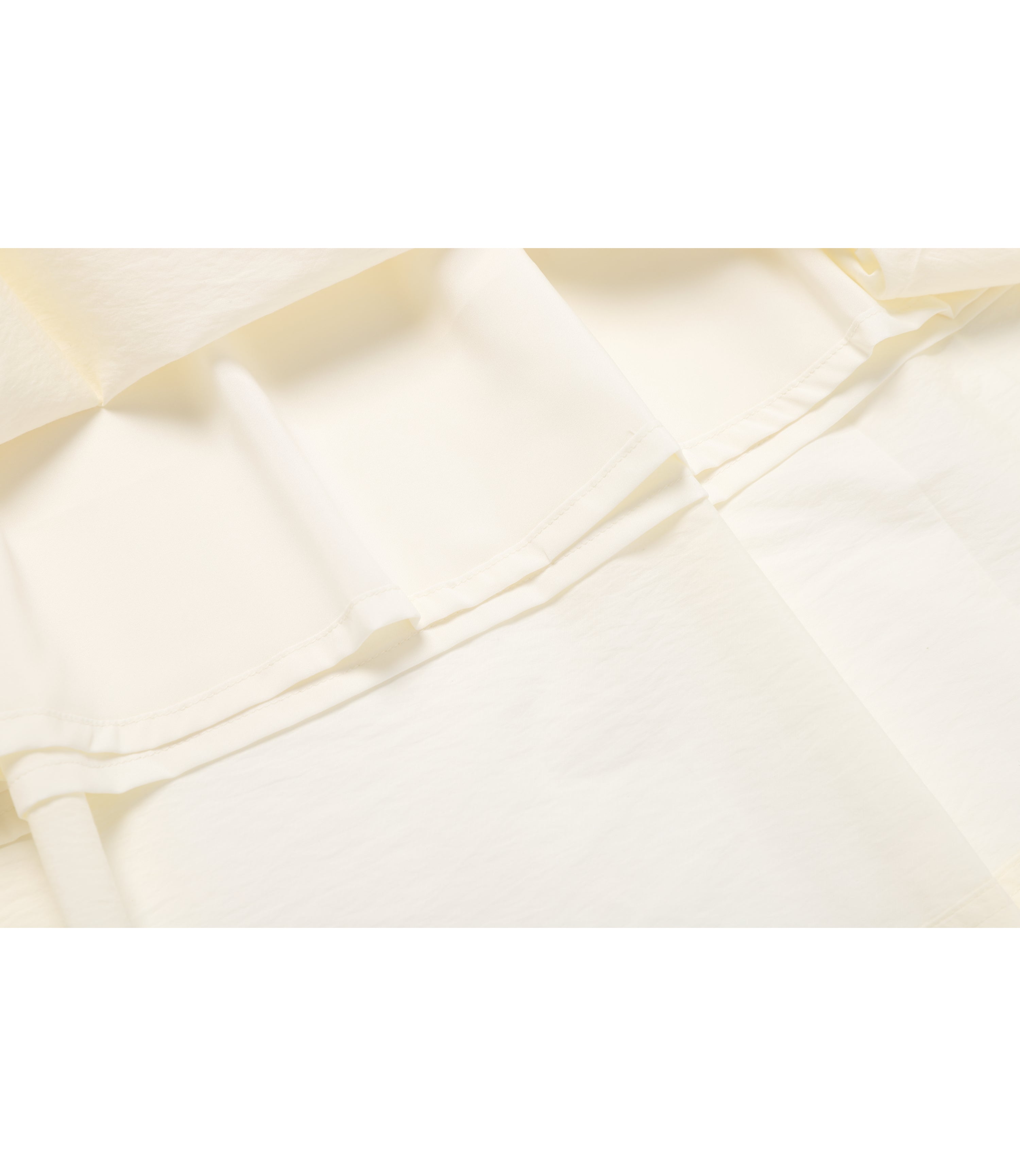 Women's Cotton A-Line Pleated Skirt<br>IVORY