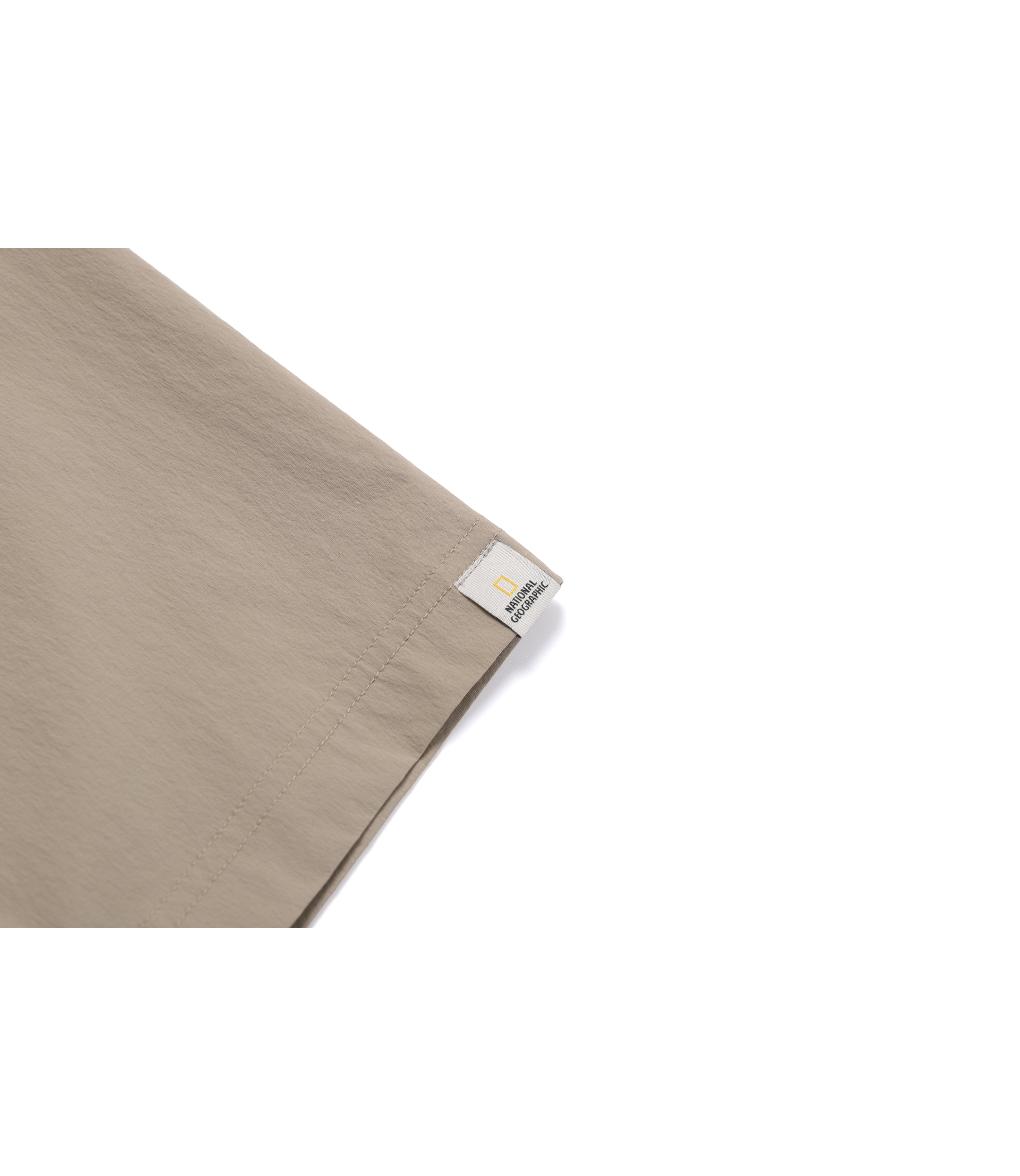 Unisex Freeze Stretch Semi-Overfit Short Sleeve Collar Tee<br>OAK BEIGE