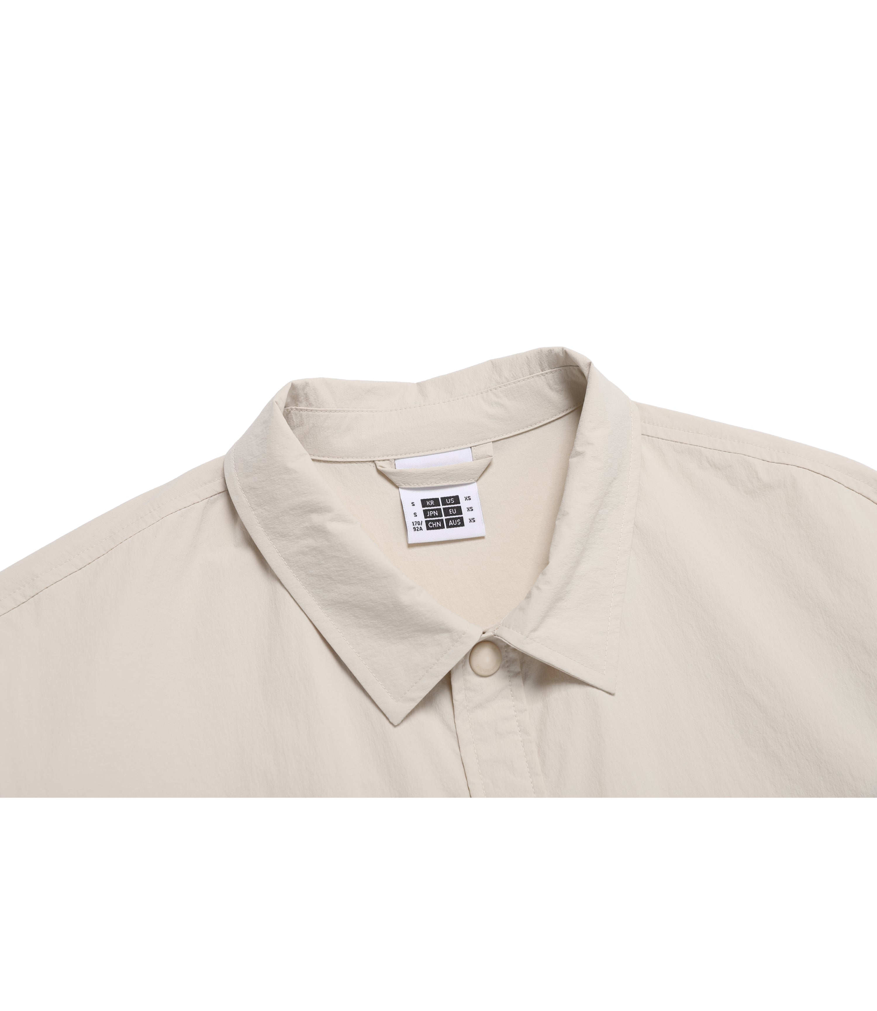 Unisex Freeze Stretch Semi-Overfit Short Sleeve Shirt<br>SILVER BIRCH