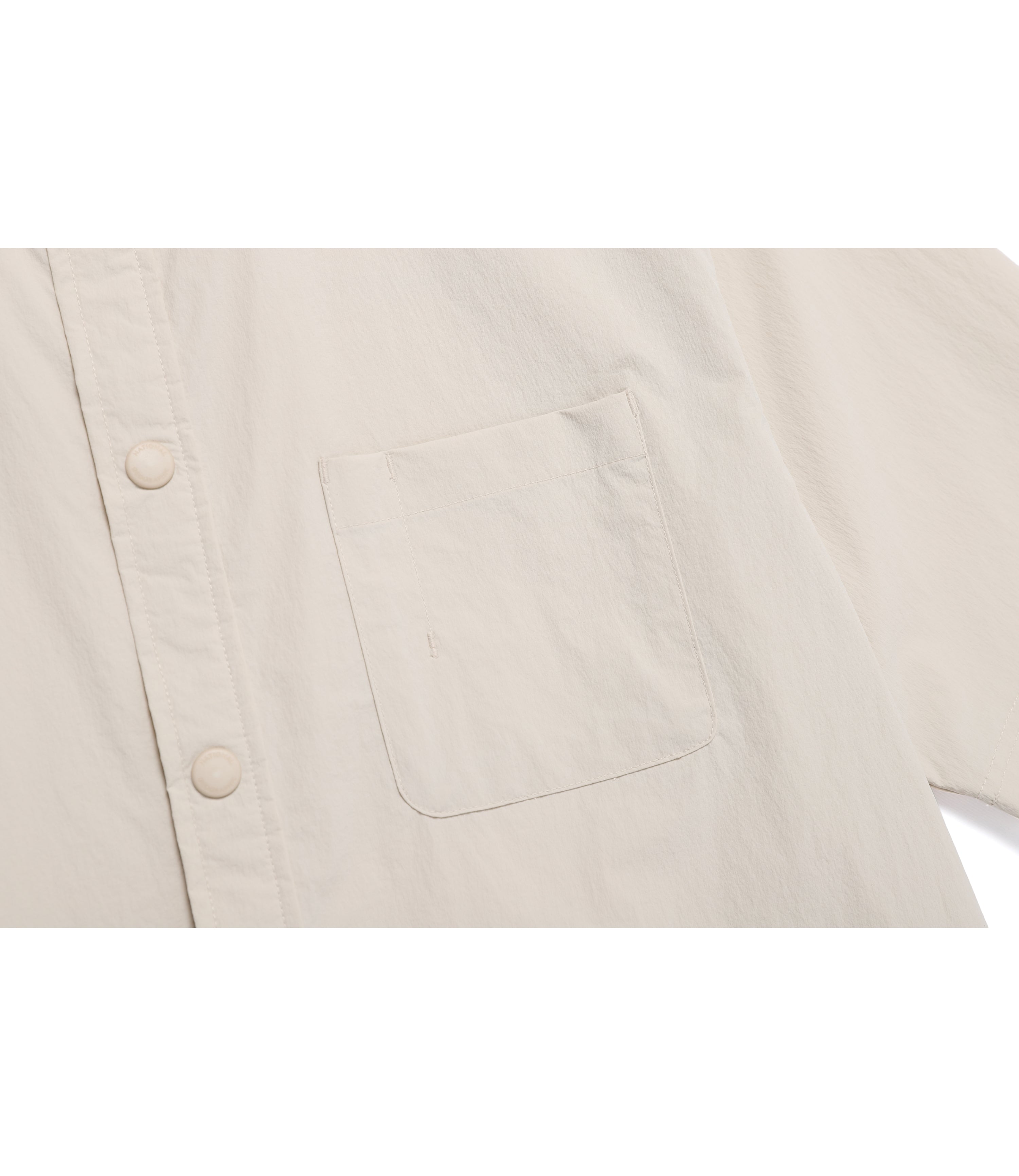 Unisex Freeze Stretch Semi-Overfit Short Sleeve Shirt<br>SILVER BIRCH