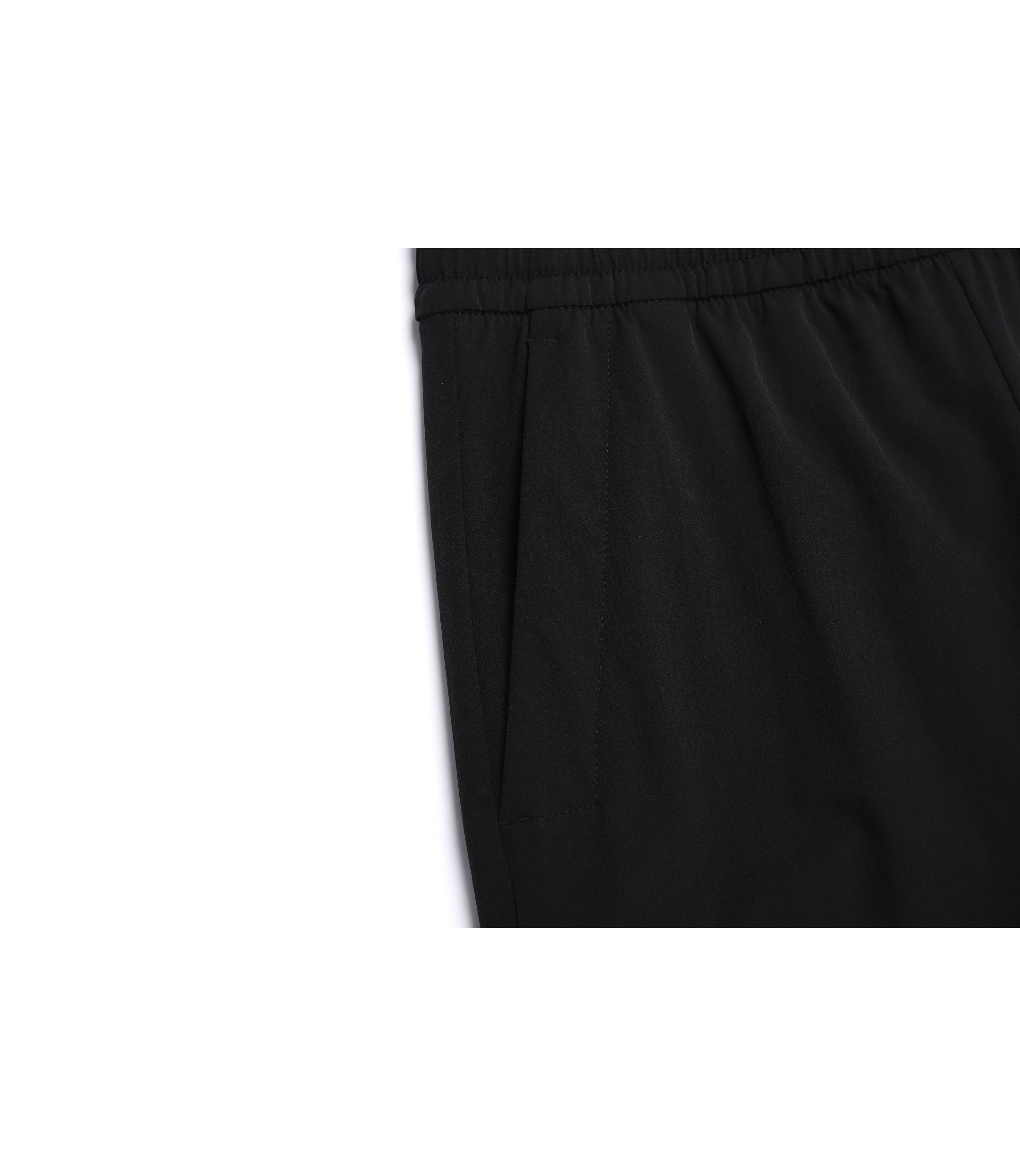 Unisex ARCHELON Woven Stretch Jogger Pants<br>BLACK