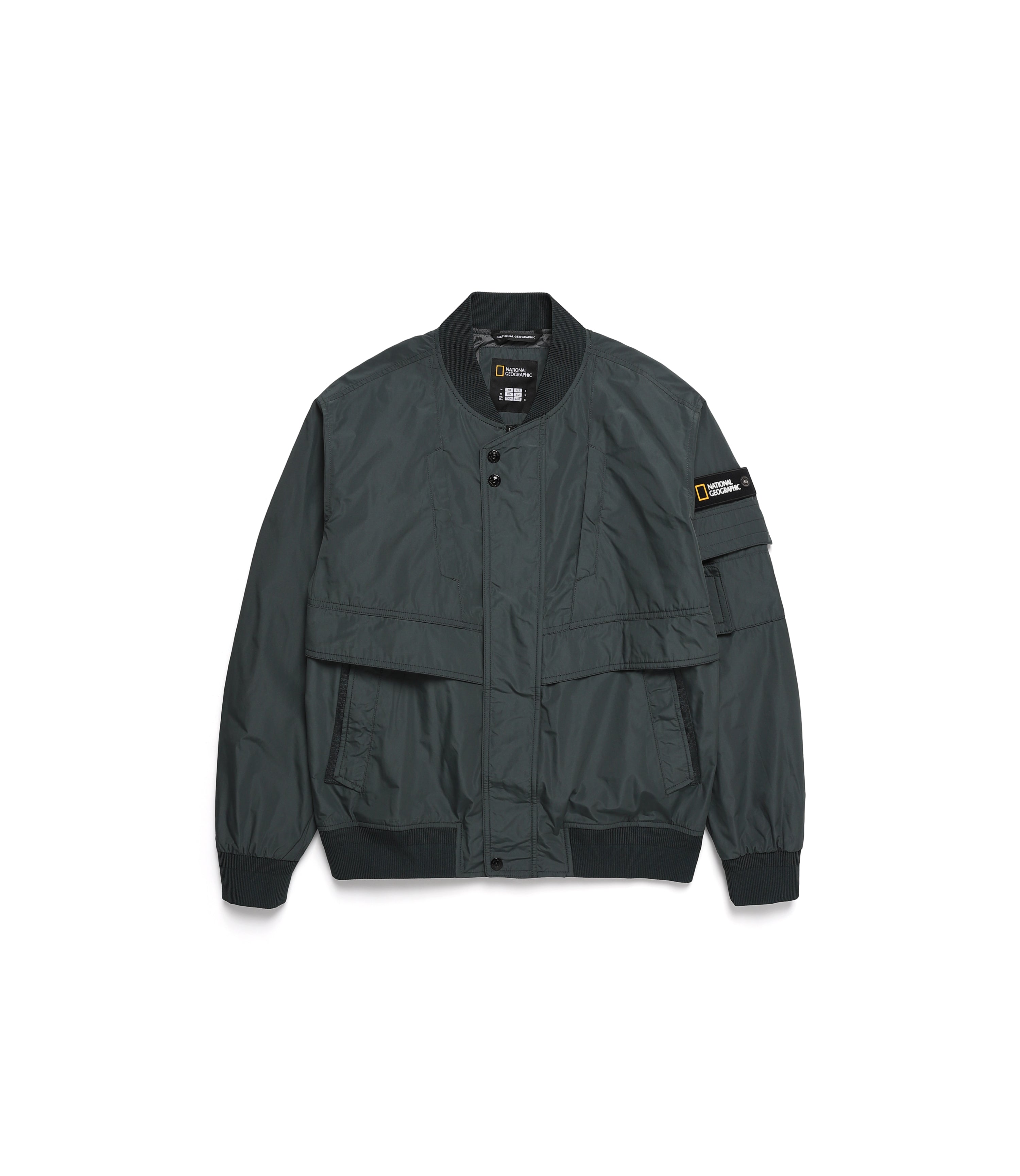 Unisex Romus Utility Bomber Jacket<br>DARK GREEN