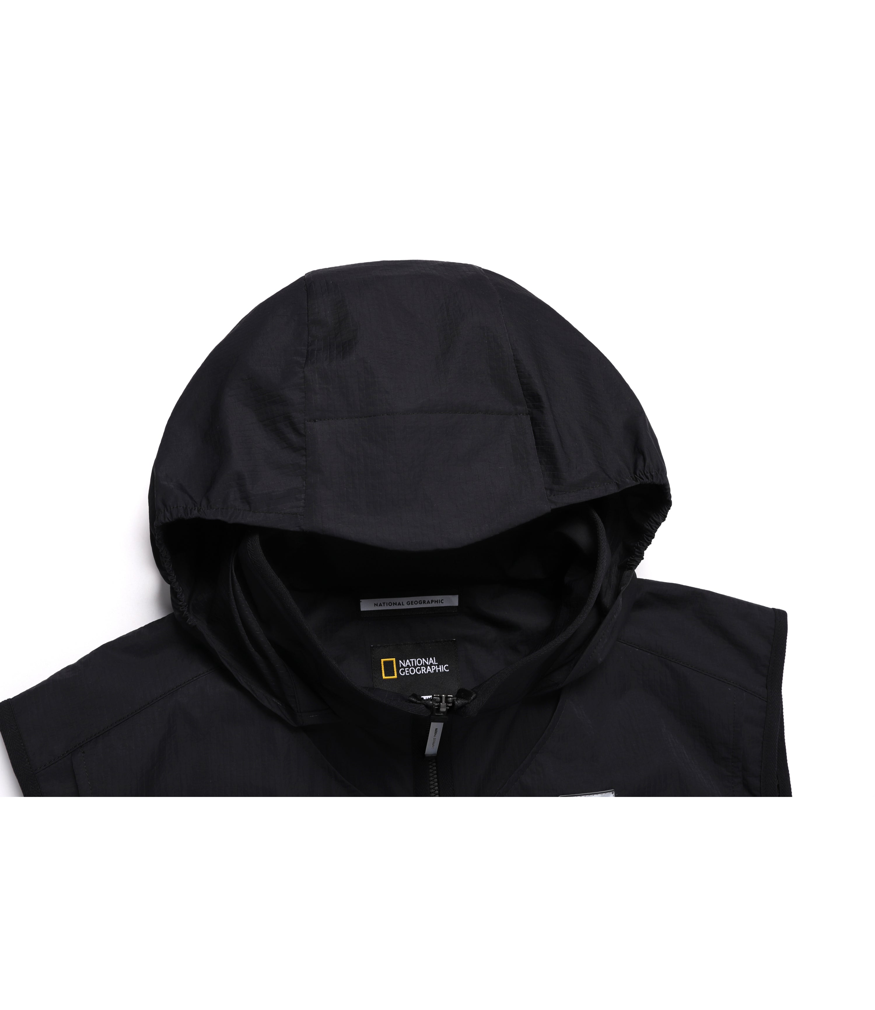 Men's NRN Hybrid Hooded Vest<br>CARBON BLACK