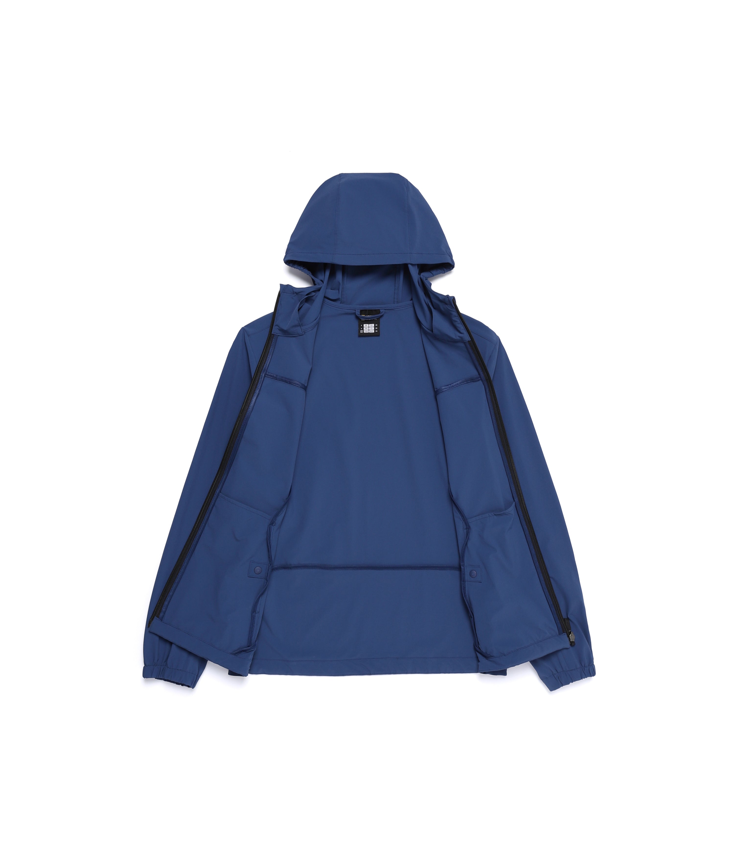 Unisex BEID Lightweight Hooded Zip-Up Jacket<br>D/BLUE