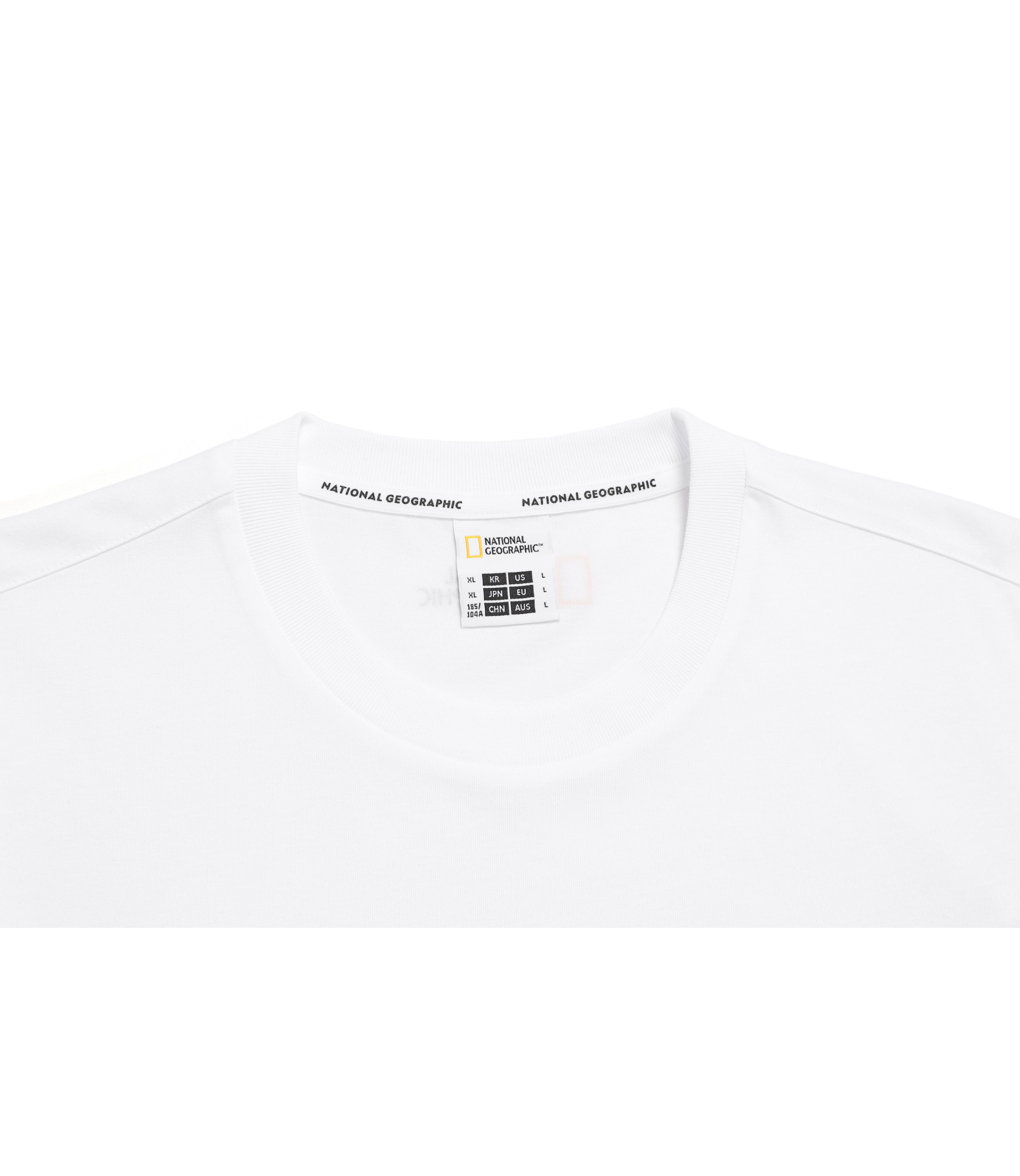 Unisex NEODY Big LOGO Short Sleeve Tee<br>WHITE