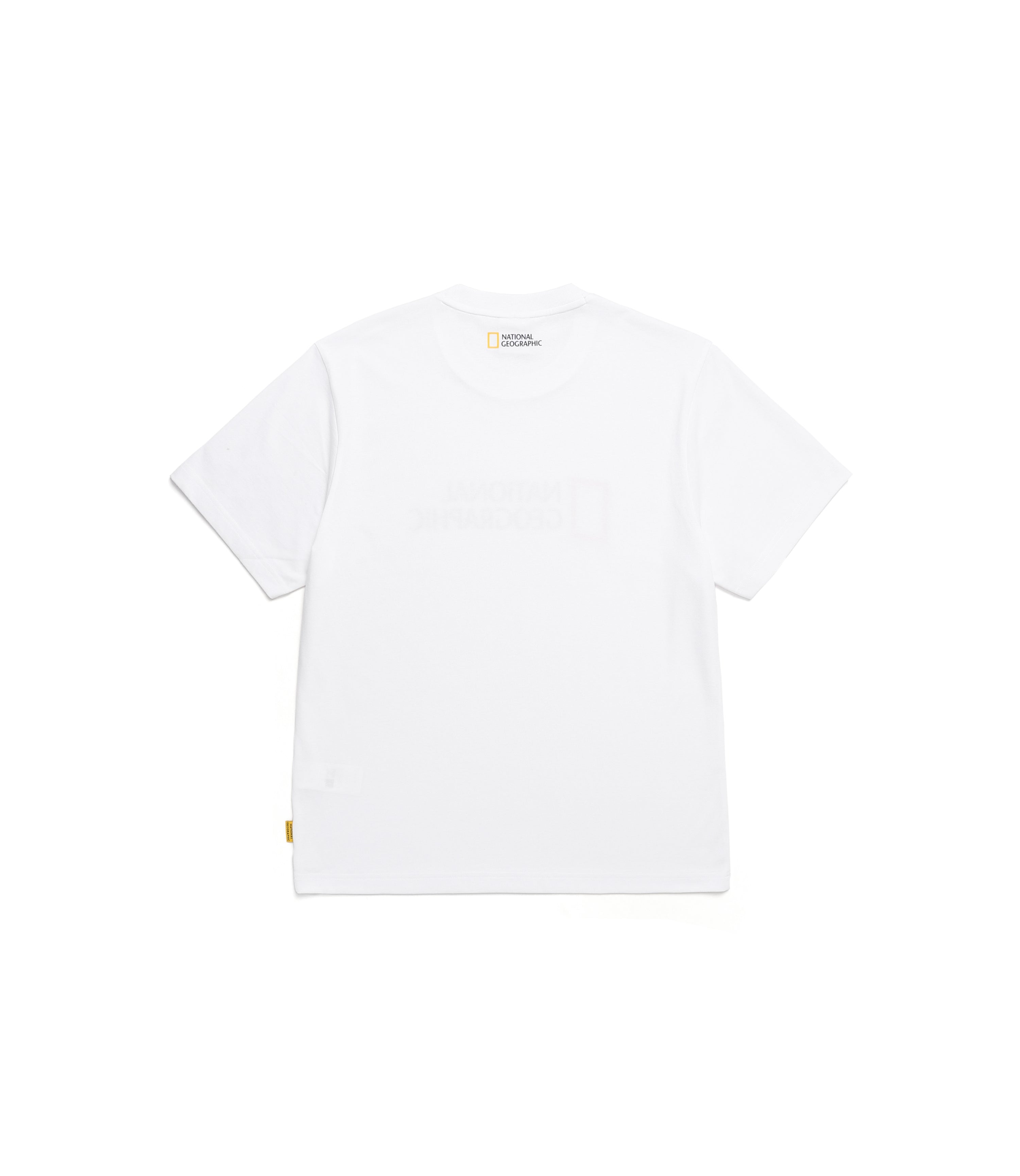 Unisex NEODY Big LOGO Short Sleeve Tee<br>WHITE