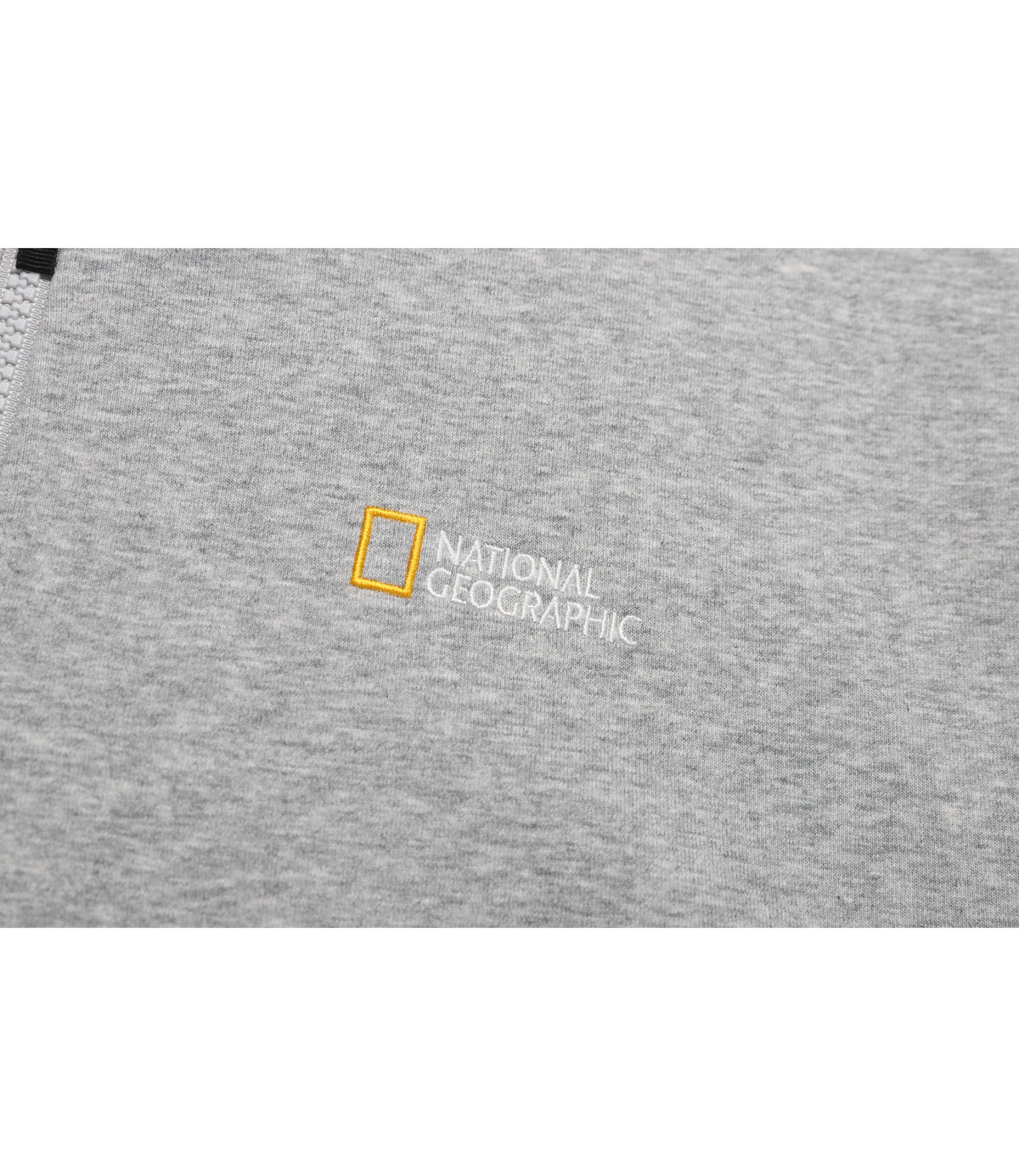 Unisex Fleece Half Zip-Up Sweatshirt<br>M/GREY