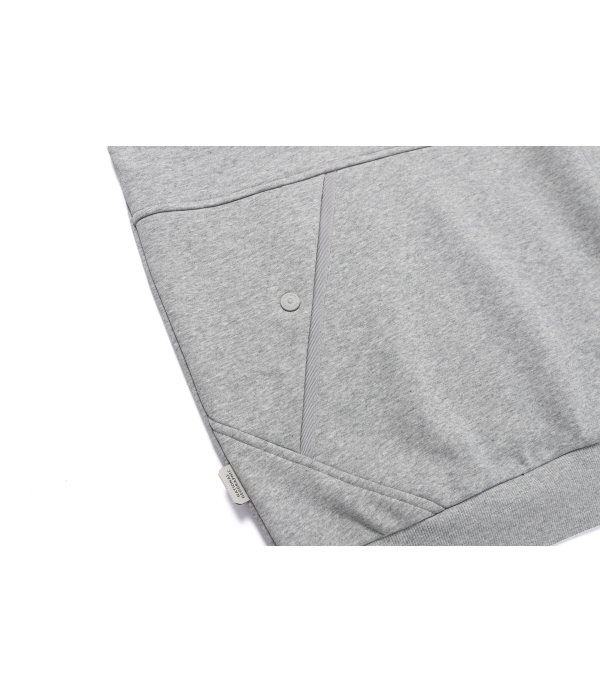 Unisex Fleece Half Zip-Up Sweatshirt<br>M/GREY