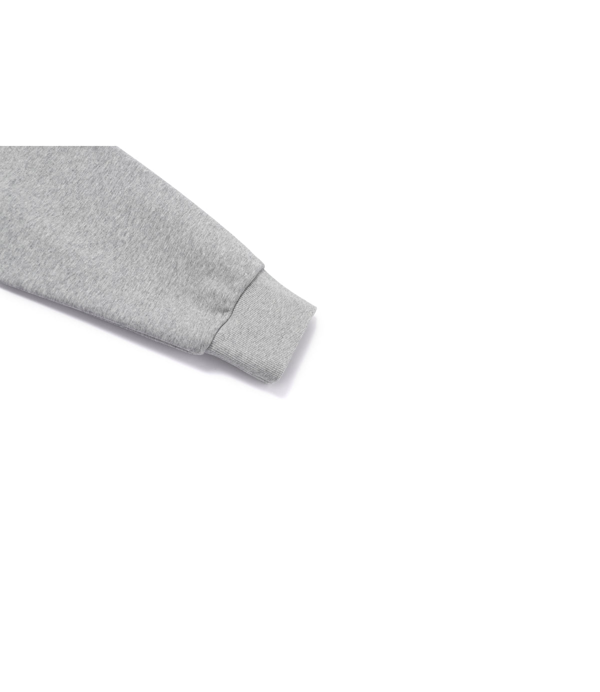 Unisex Fleece Half Zip-Up Sweatshirt<br>M/GREY