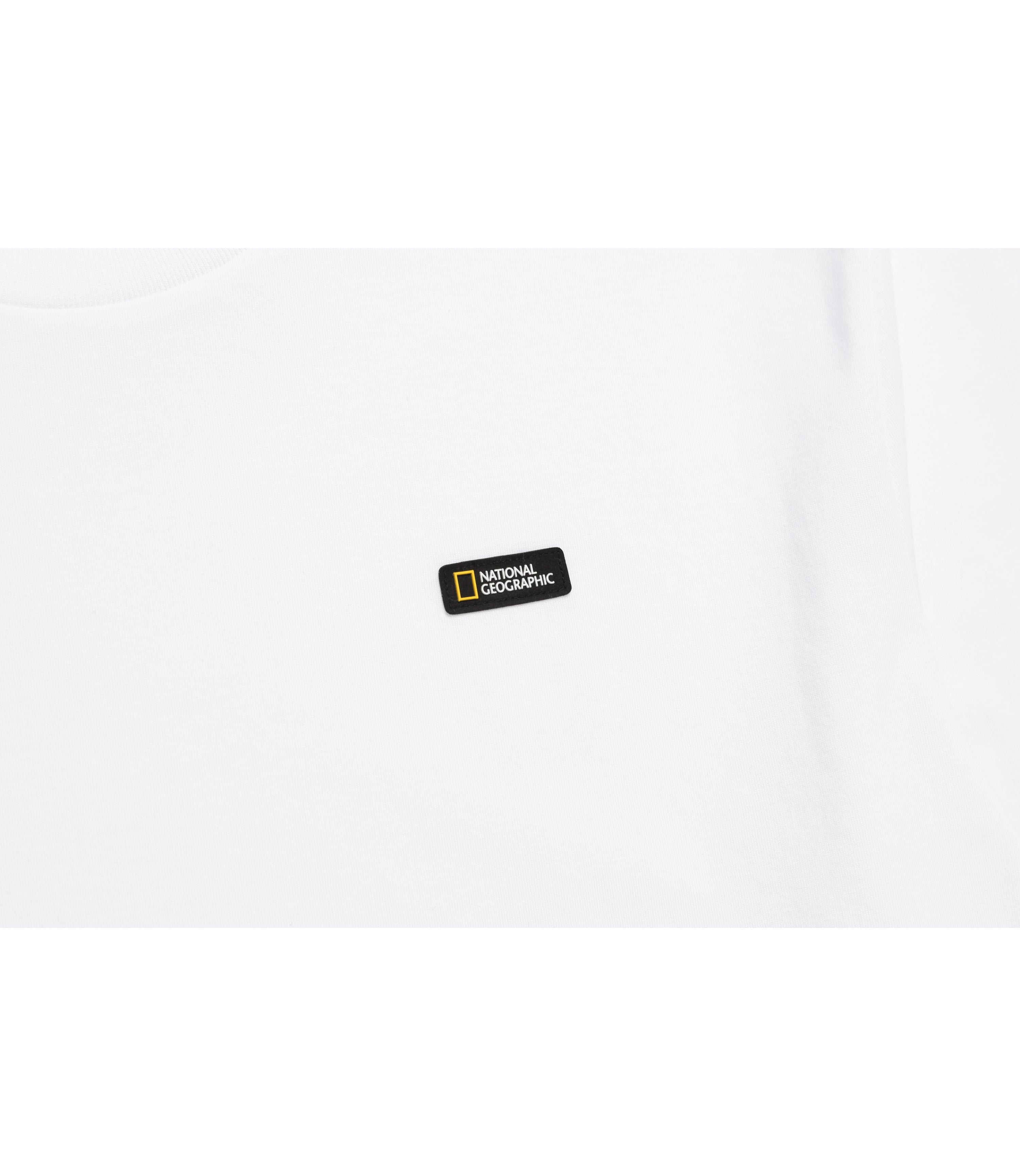 Unisex NEODY Small LOGO Basic L-Sleeve T-Shirts<br>WHITE