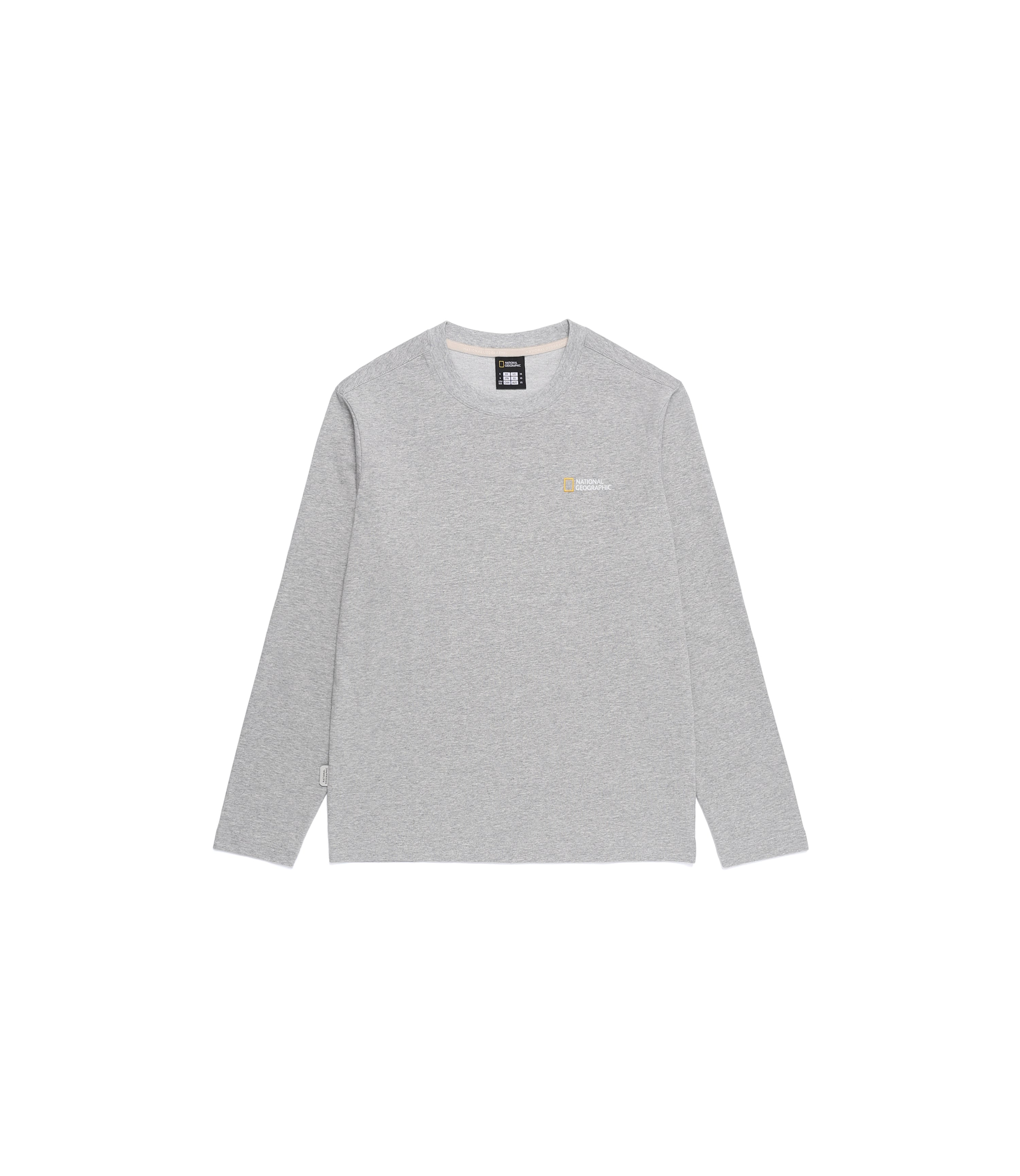 Unisex FALCO Small Logo Long Sleeve Tee<br>M/GREY