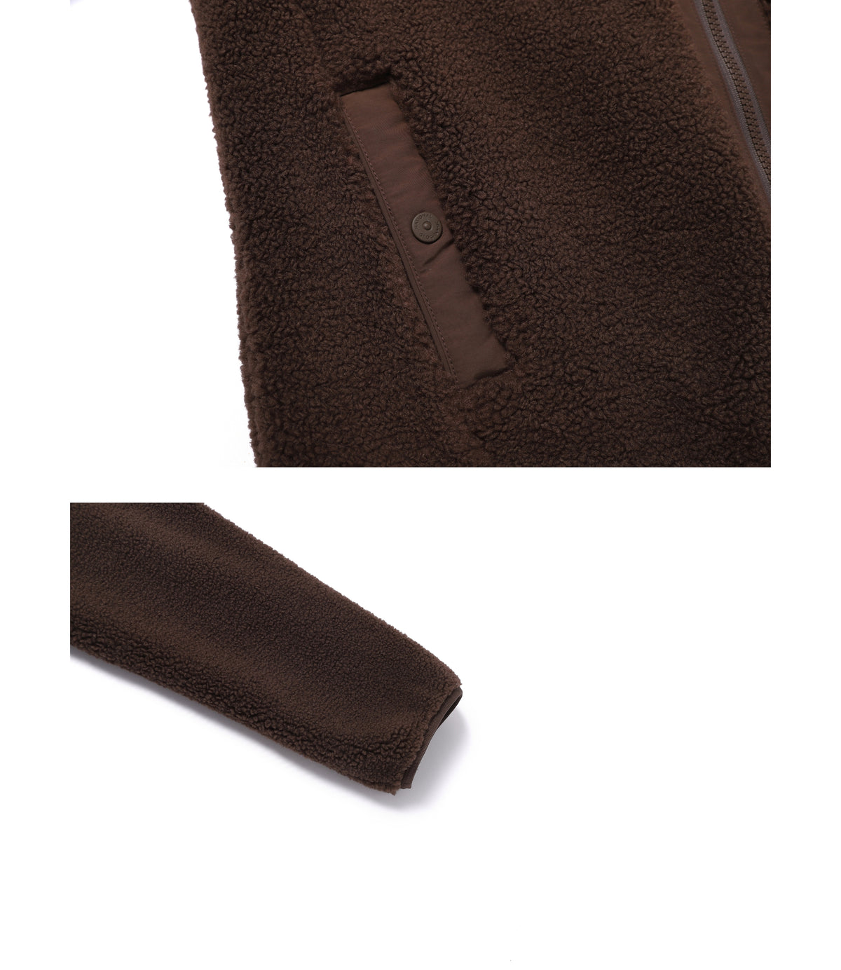 Women's Costoni Hooded Fleece Jacket<br>CHOCOLATE BROWN