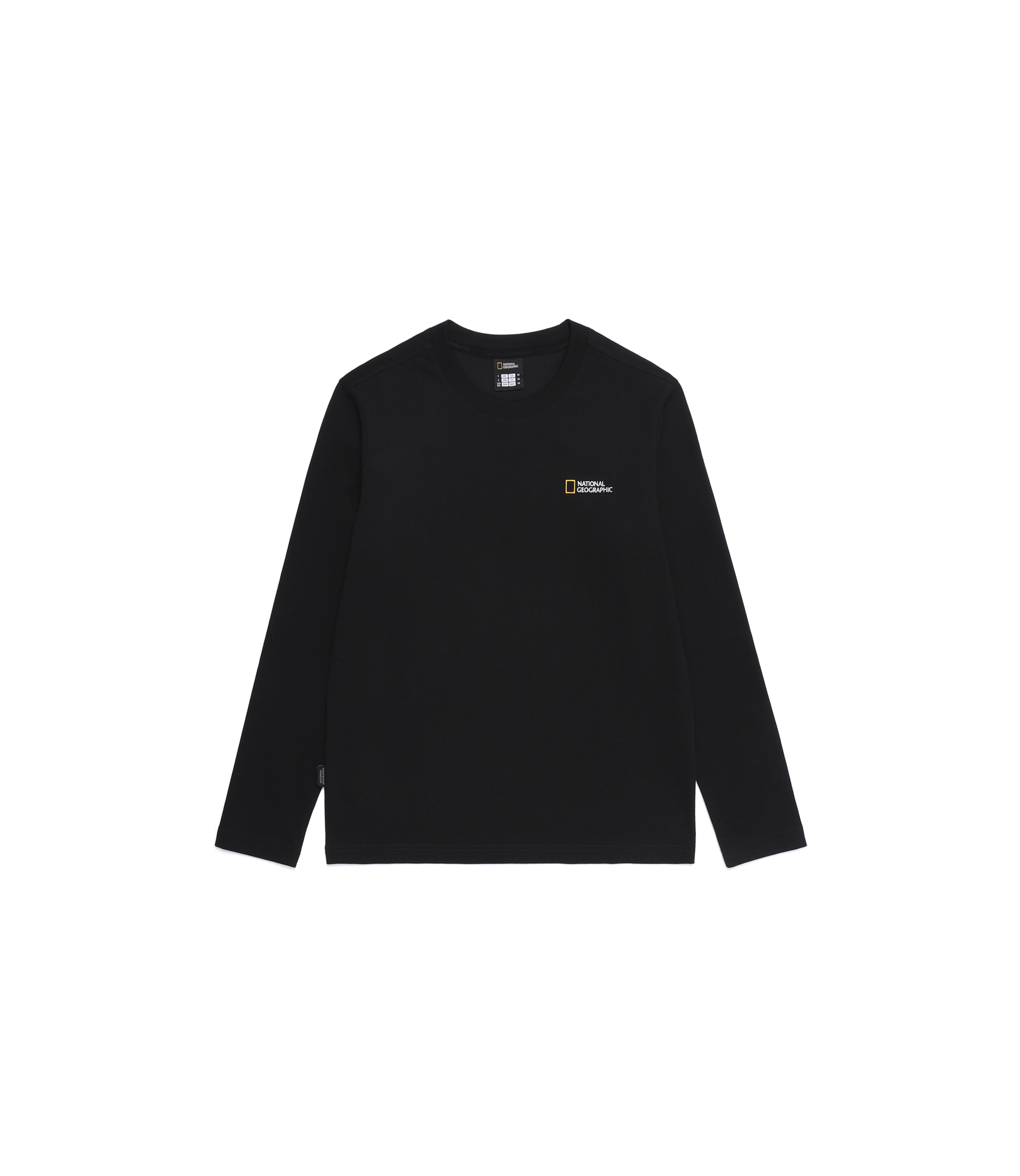 Unisex FALCO Small Logo Long Sleeve Tee<br>BLACK