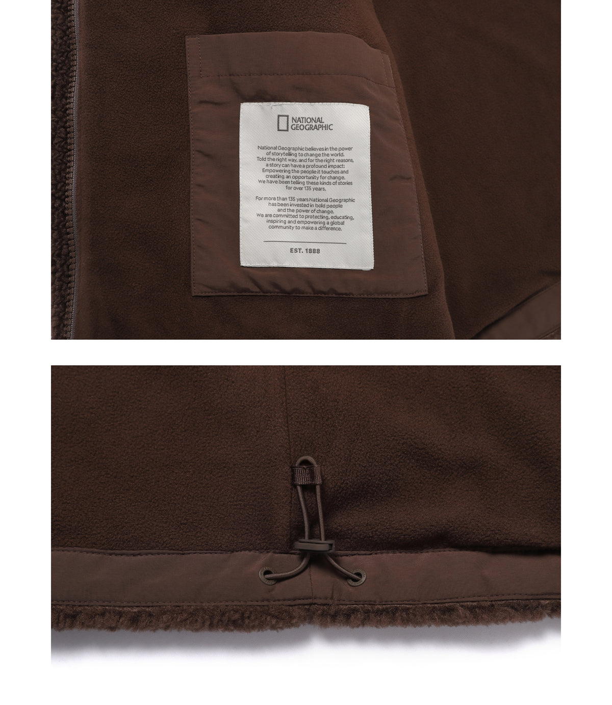 Women's Costoni Hooded Fleece Jacket<br>CHOCOLATE BROWN