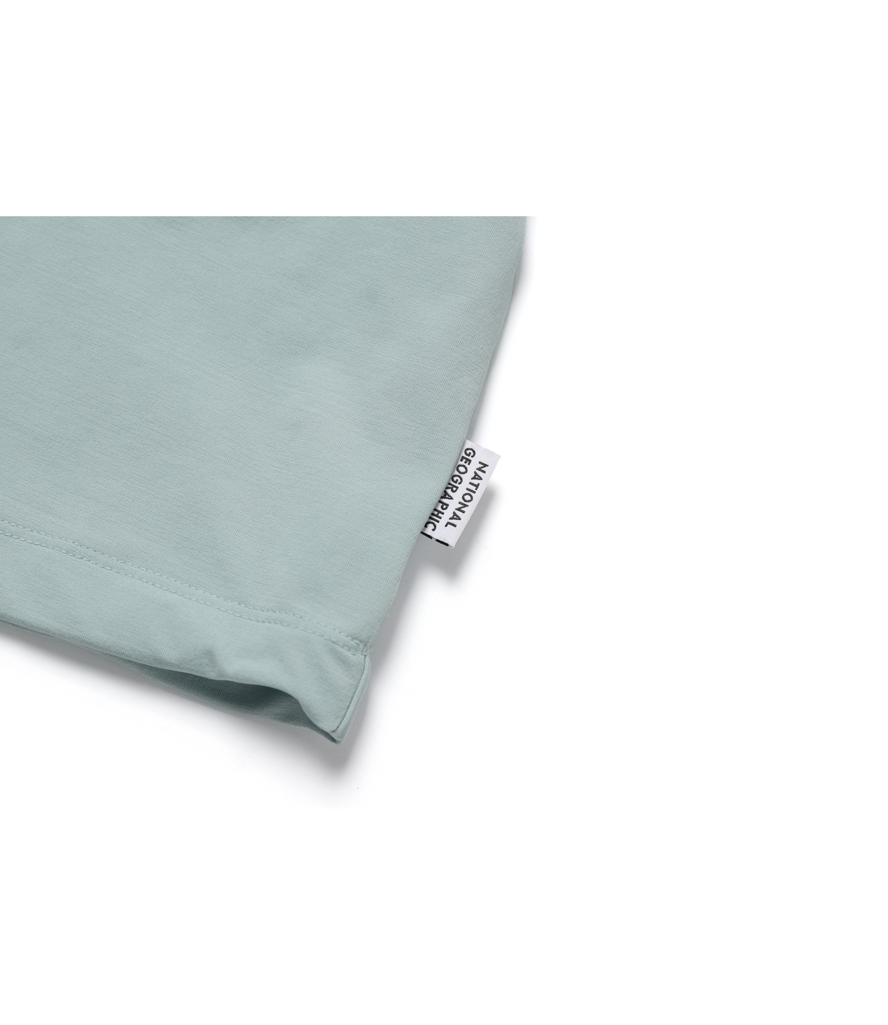 Women's Frozen Air Semi Crop Pocket Short Sleeve Tee<br>JADE