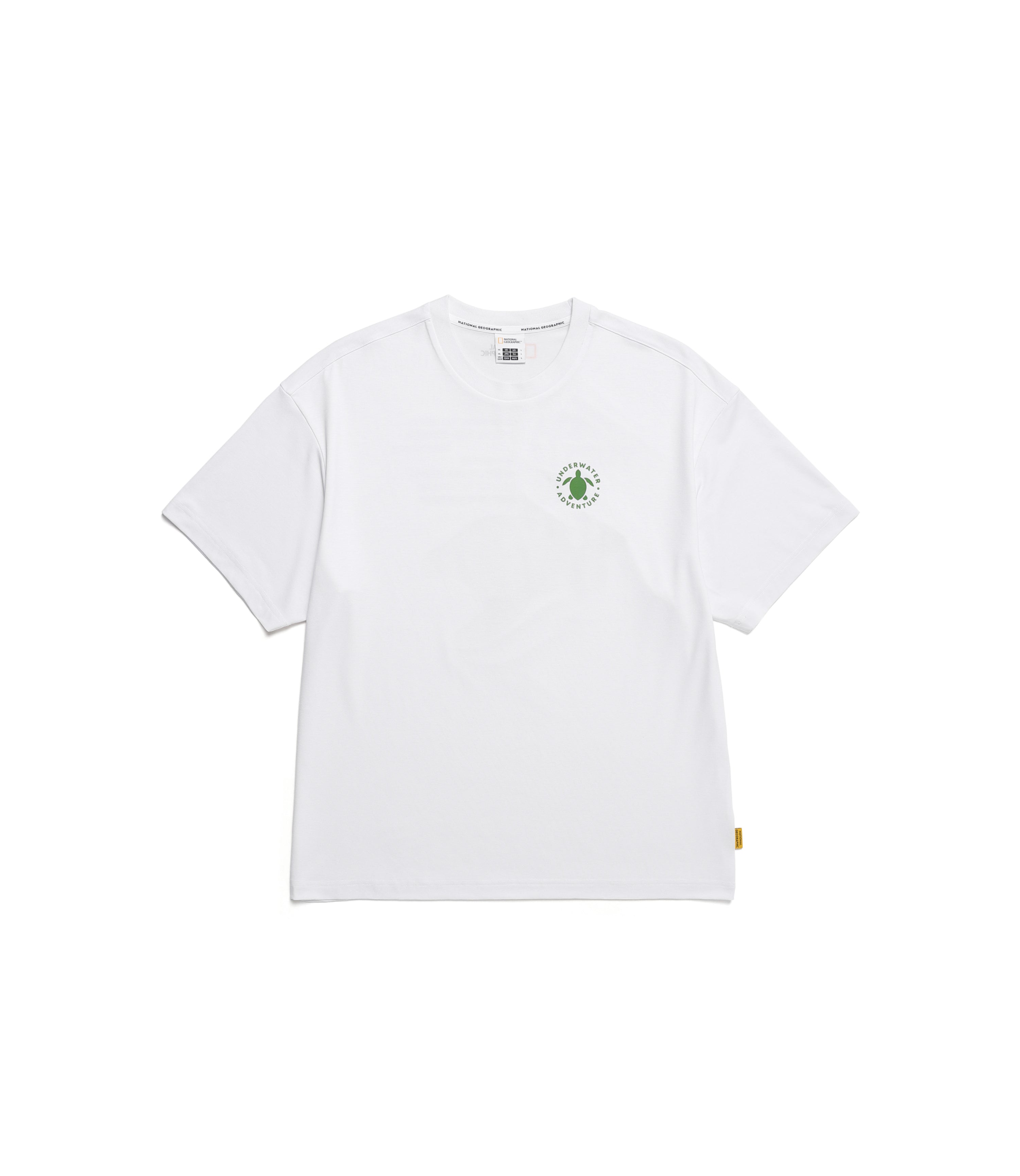 Unisex Drysil Graphic Short Sleeve Tee<br>WHITE