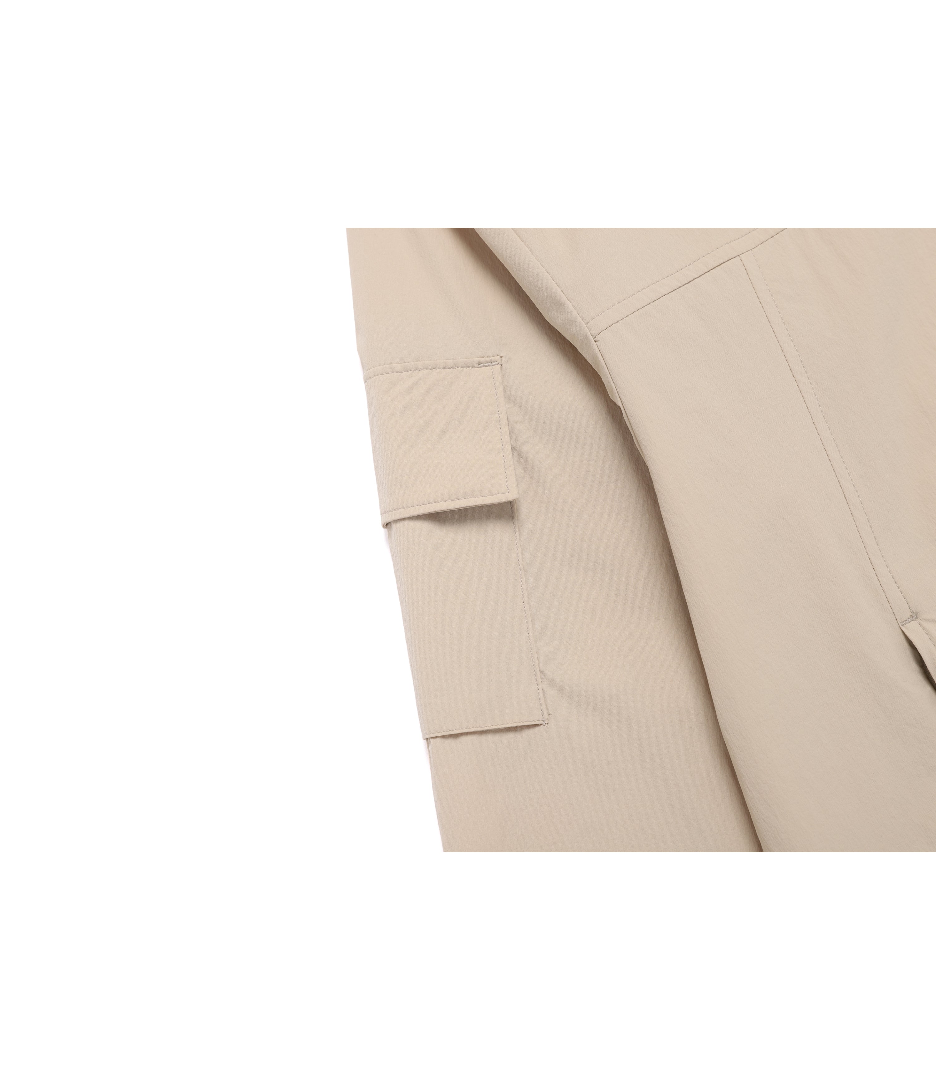 Unisex ADELIE Stretch Full Zip-Up Hooded Jumper<br>L/BEIGE