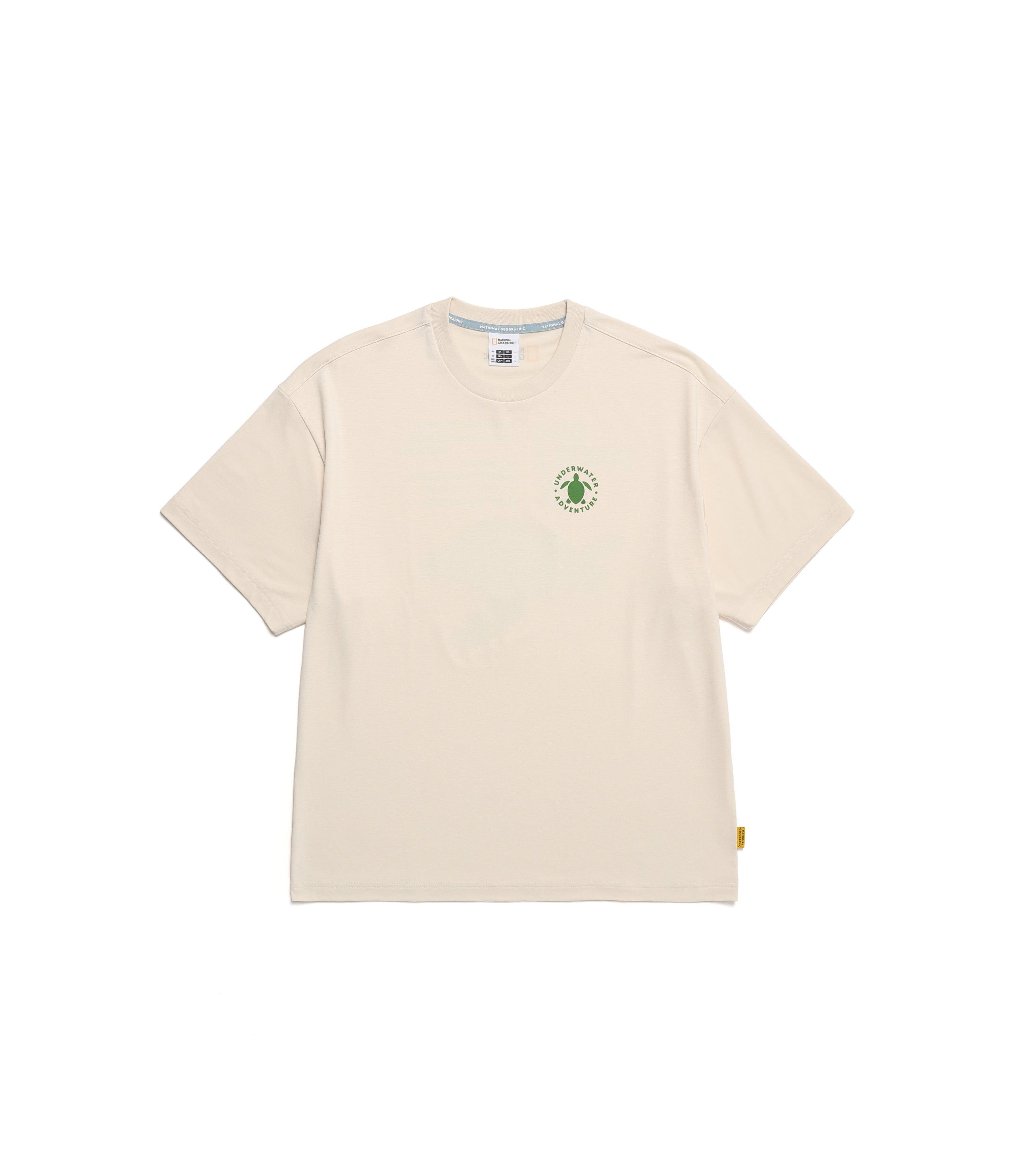 Unisex Drysil Graphic Short Sleeve Tee<br>L/BEIGE