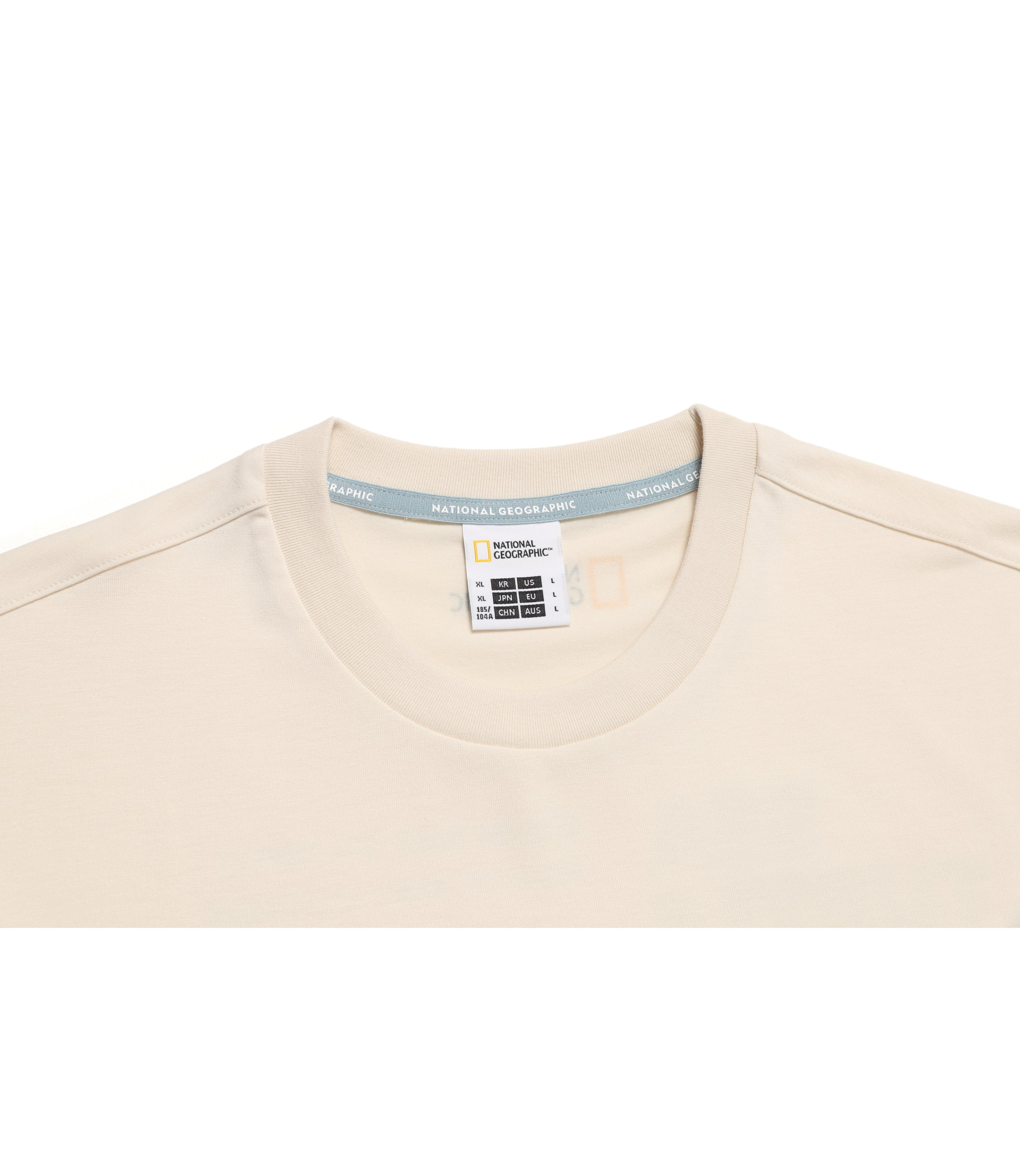 Unisex Drysil Graphic Short Sleeve Tee<br>L/BEIGE