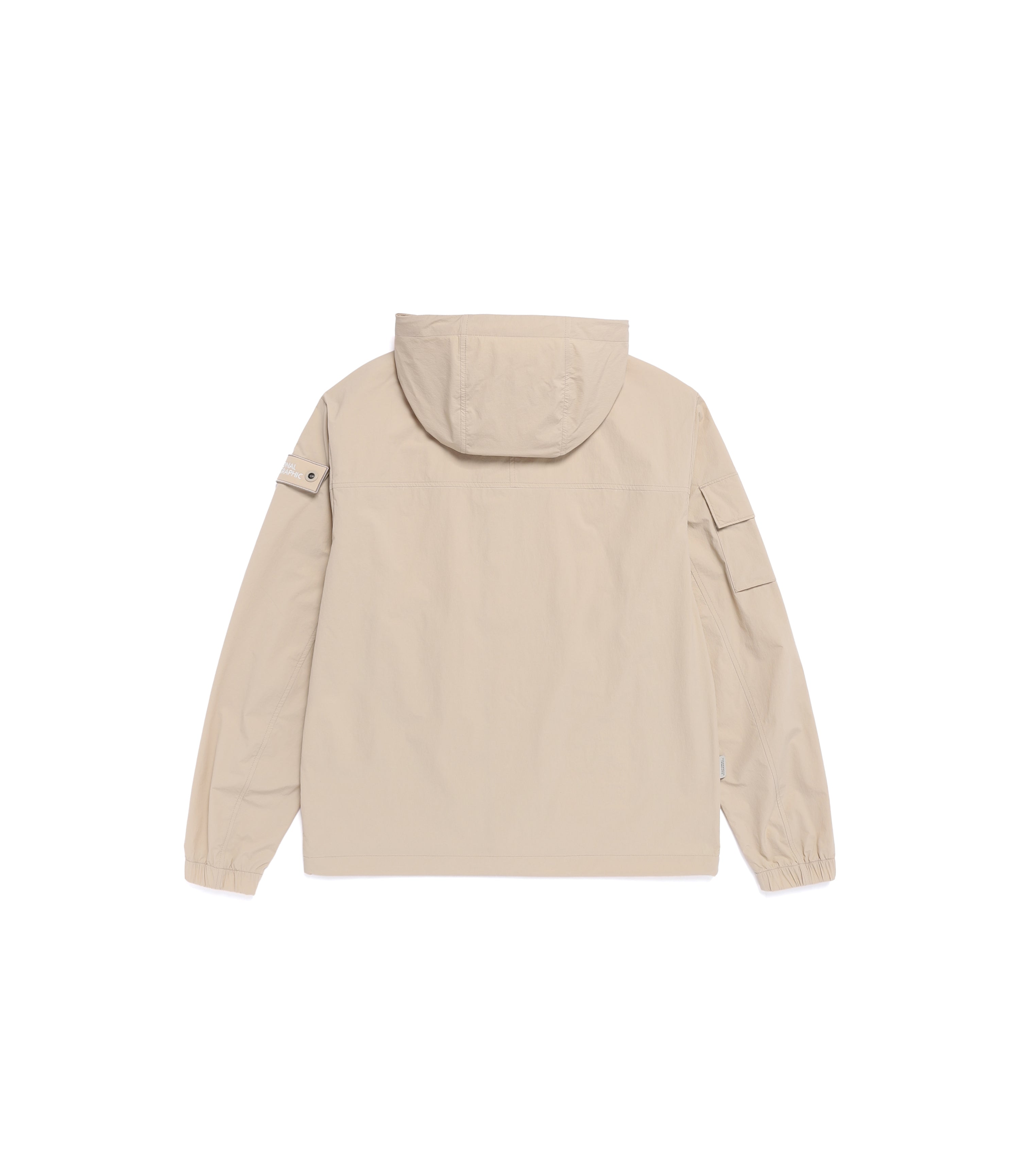 Unisex ADELIE Stretch Full Zip-Up Hooded Jumper<br>L/BEIGE