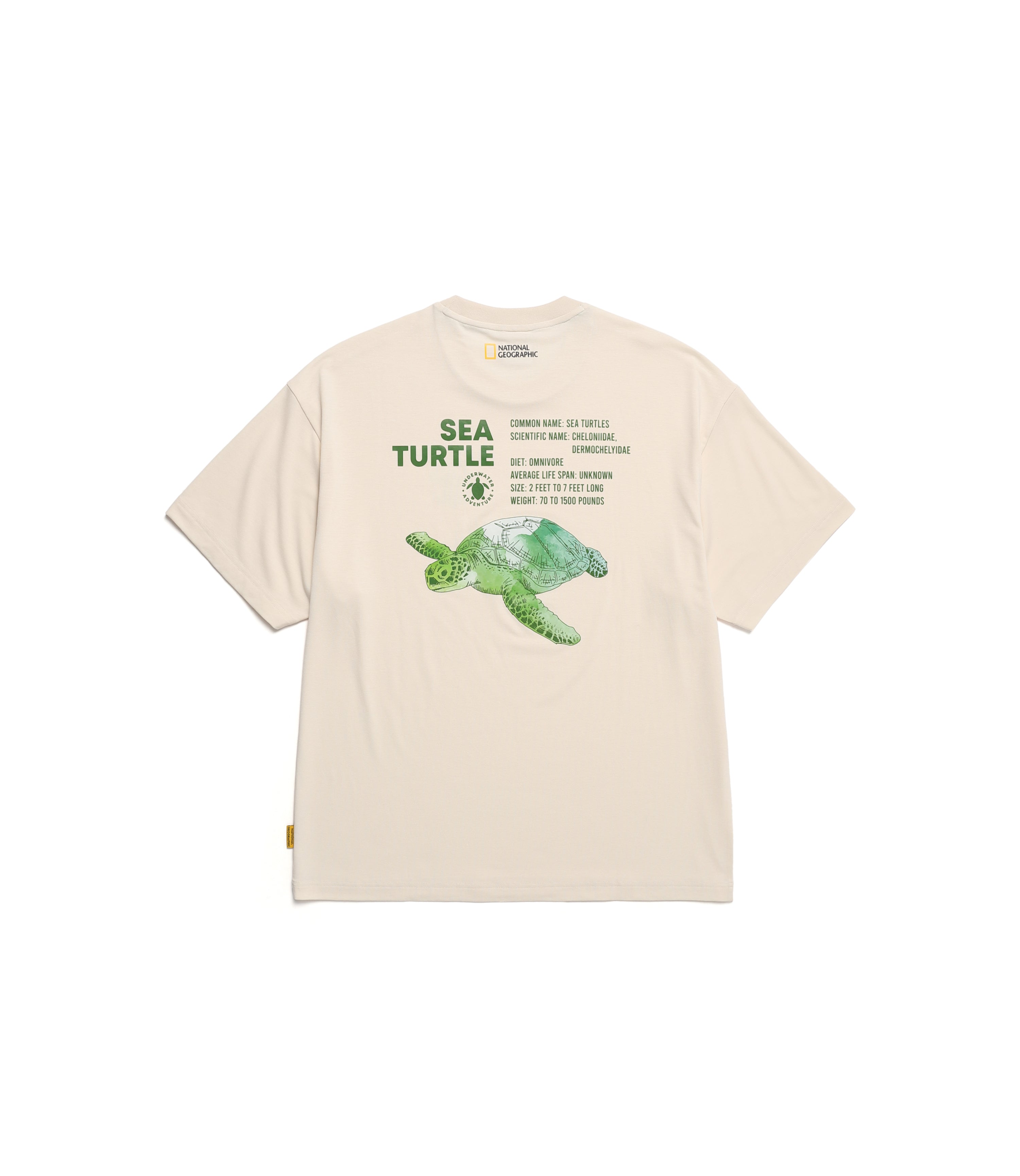 Unisex Drysil Graphic Short Sleeve Tee<br>L/BEIGE