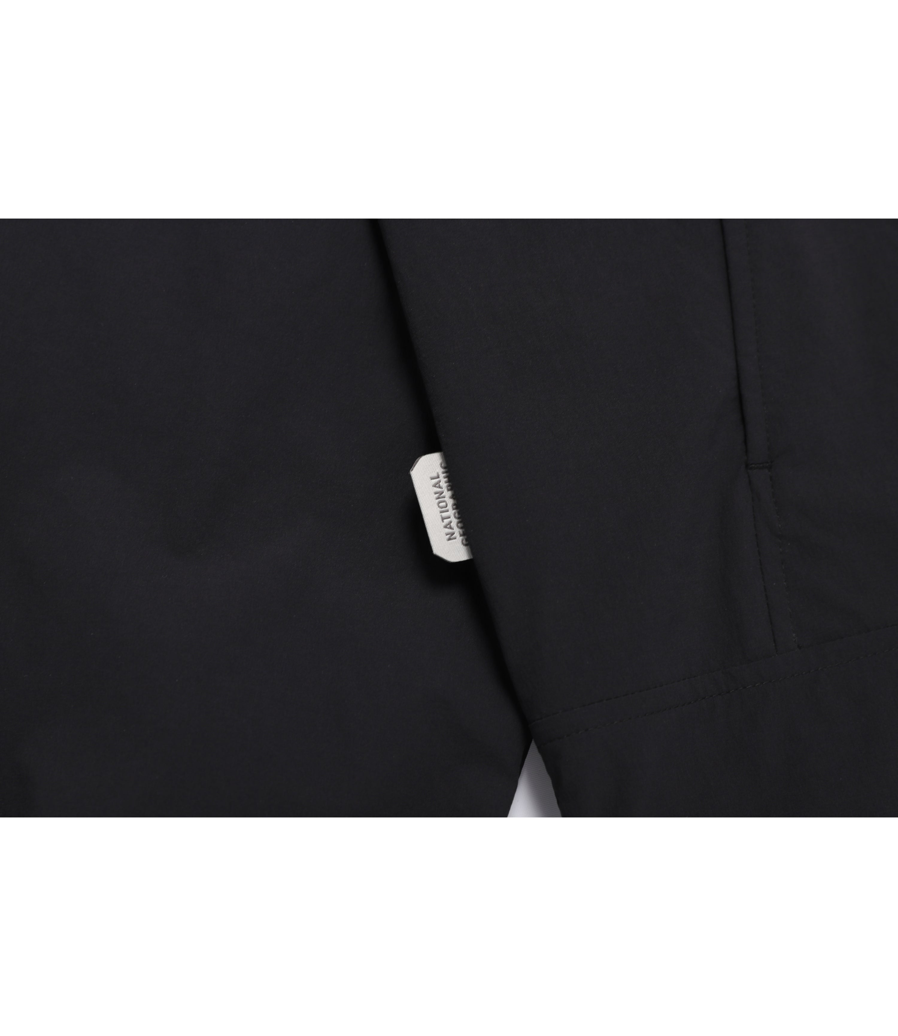 Unisex ADELIE Stretch Full Zip-Up Hooded Jumper<br>BLACK