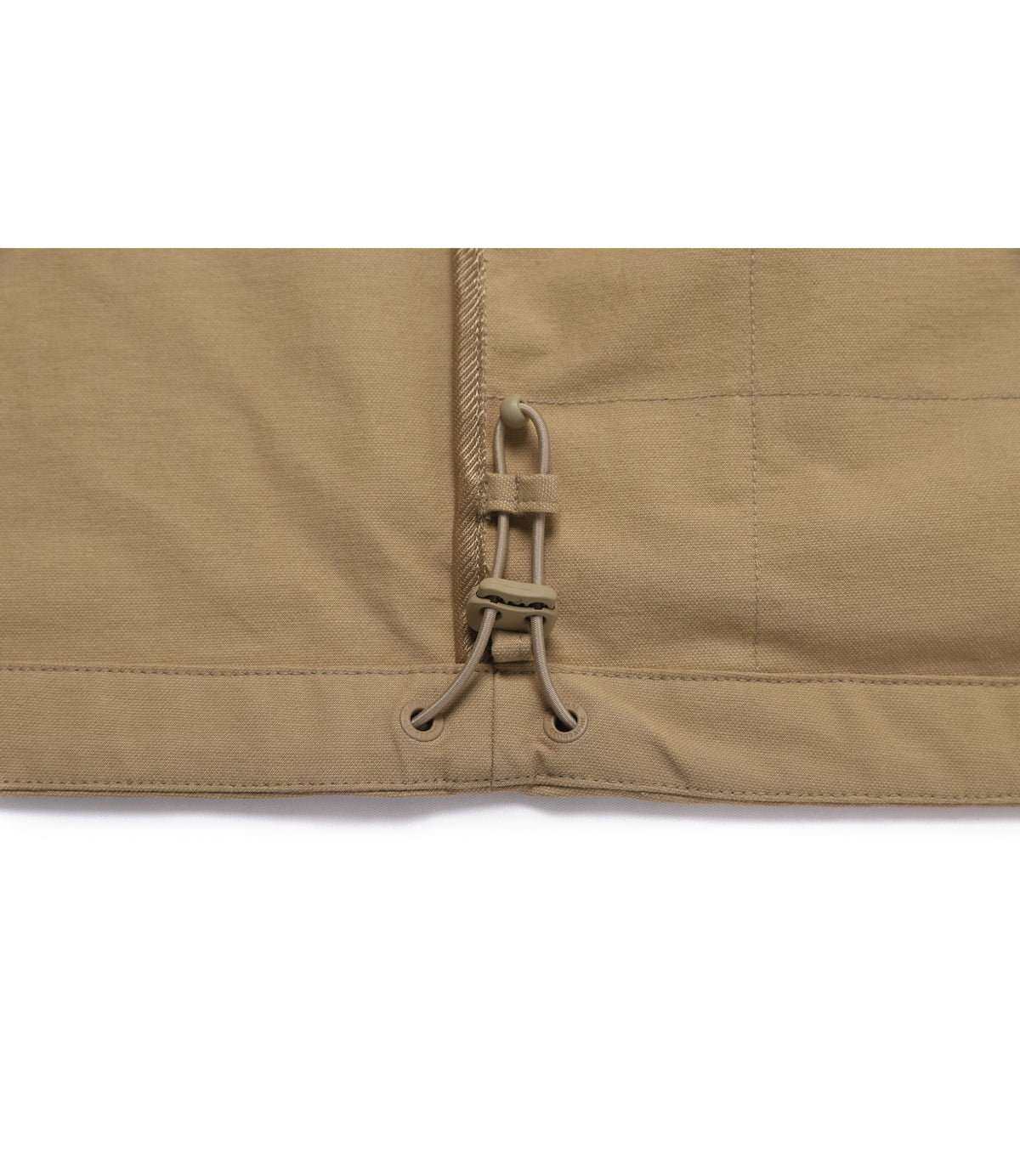 Unisex Cotton-Touch Woven Stretch Semi-Overfit Stand-Neck Jacket<br>NEW BEIGE