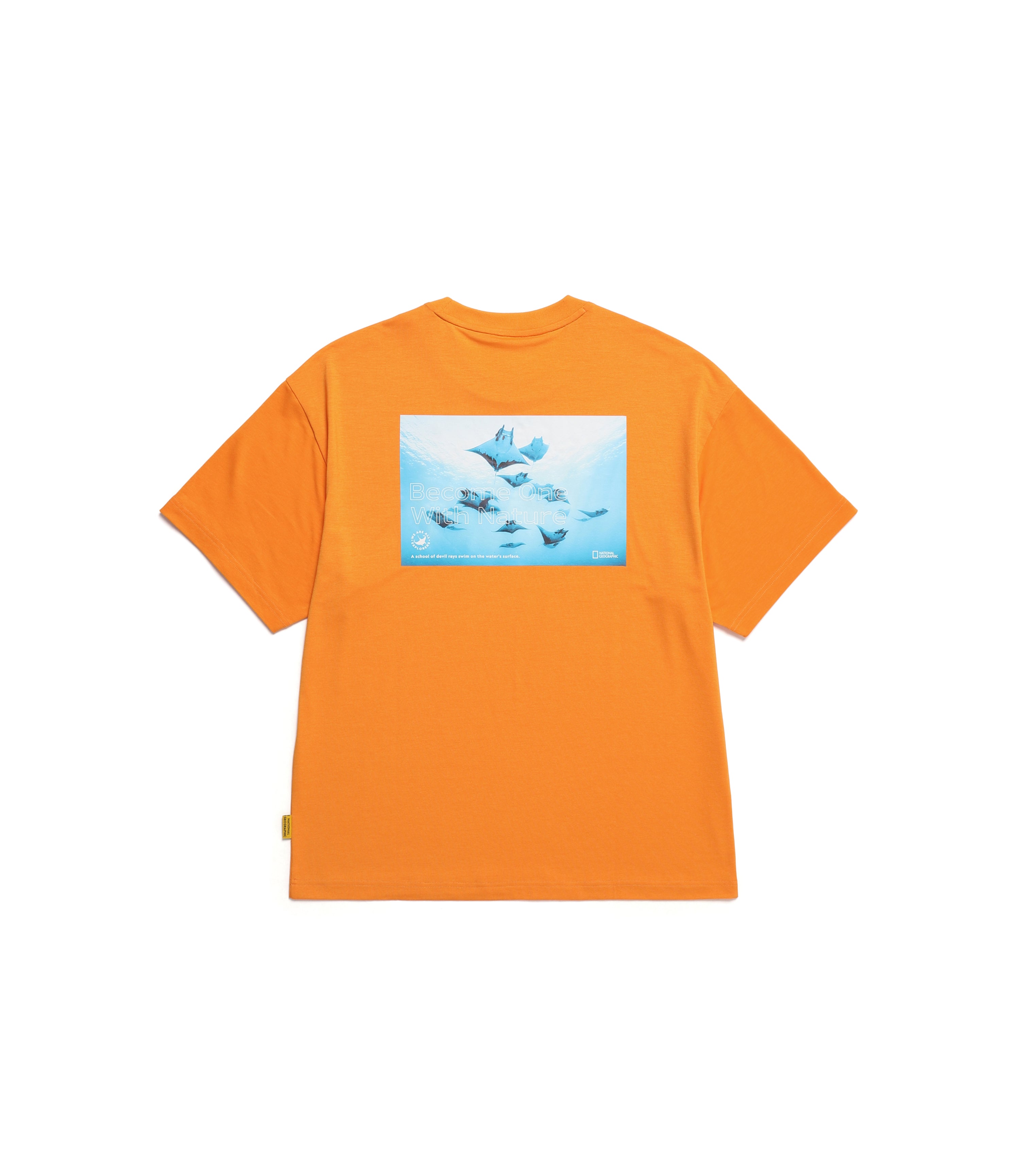 Unisex Drysil Stingray Graphic Short Sleeve Tee<br>L/ORANGE